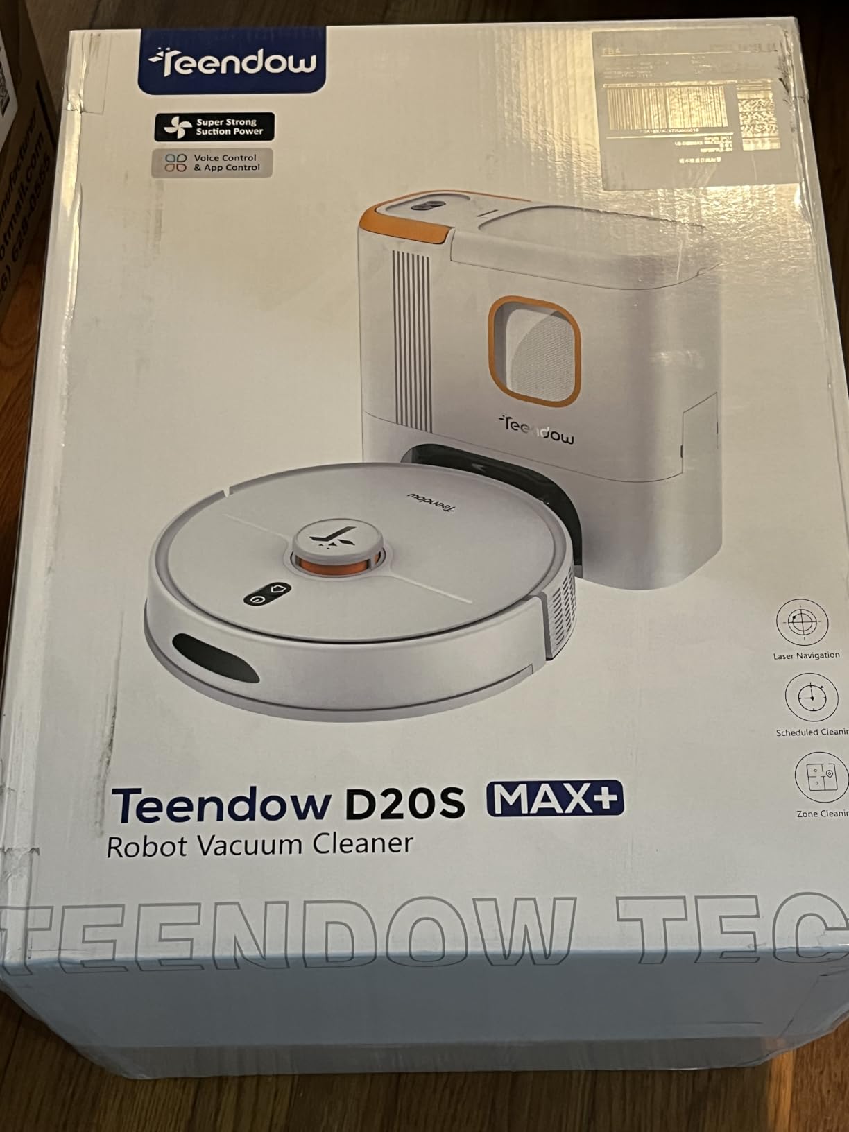 D20S Max+ Robot Vacuum and Mop, 6000Pa Suction for Pet Hair, with Self-Emptying Dock and Pet Grooming Parts, 10 Weeks Hands-Free Cleaning, PreciSense LiDAR Navigation, App & Voice Control - Customer Photo 4