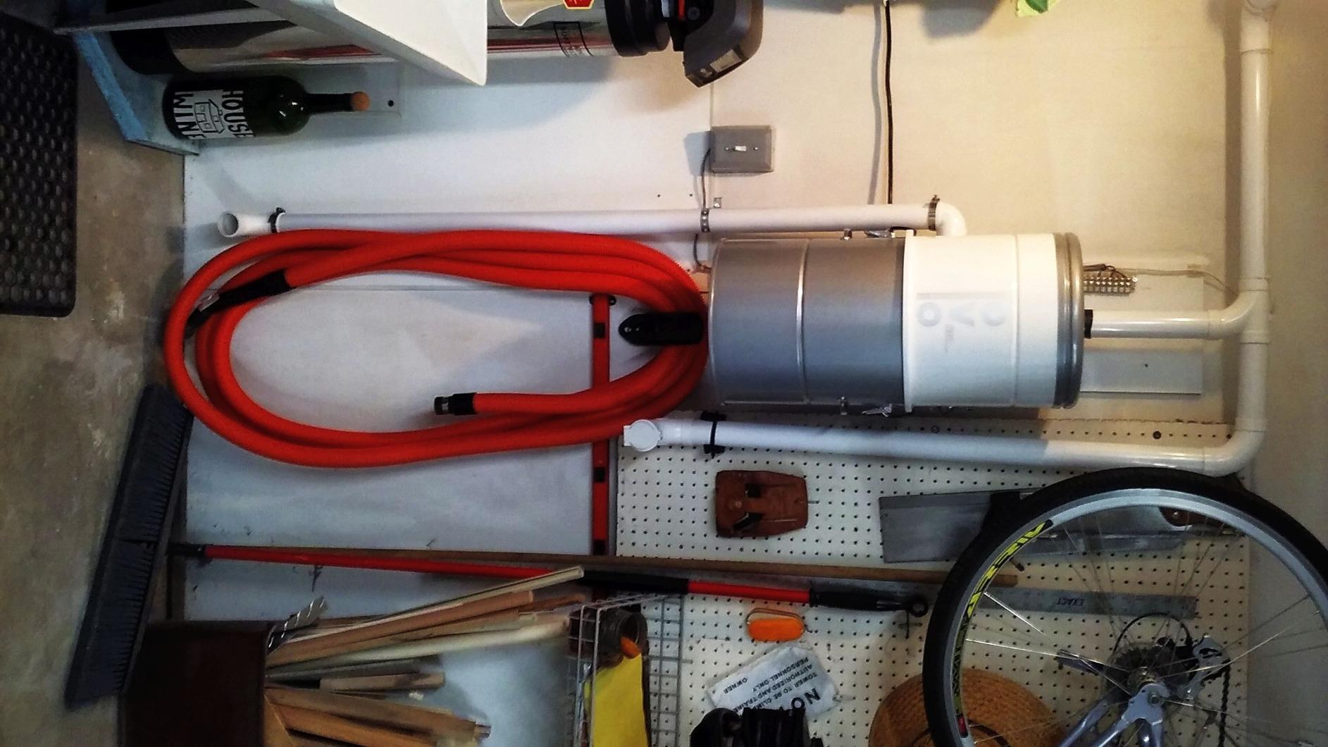 OVO Large and Powerful Central Vacuum System, 630 Airwatts Hybrid Filtration (with or Without Disposable Bags), Covers up to 7500 sq.ft, 6,6 Gal / 25L Bottom Load Rolled Steel Canister - Customer Photo 1