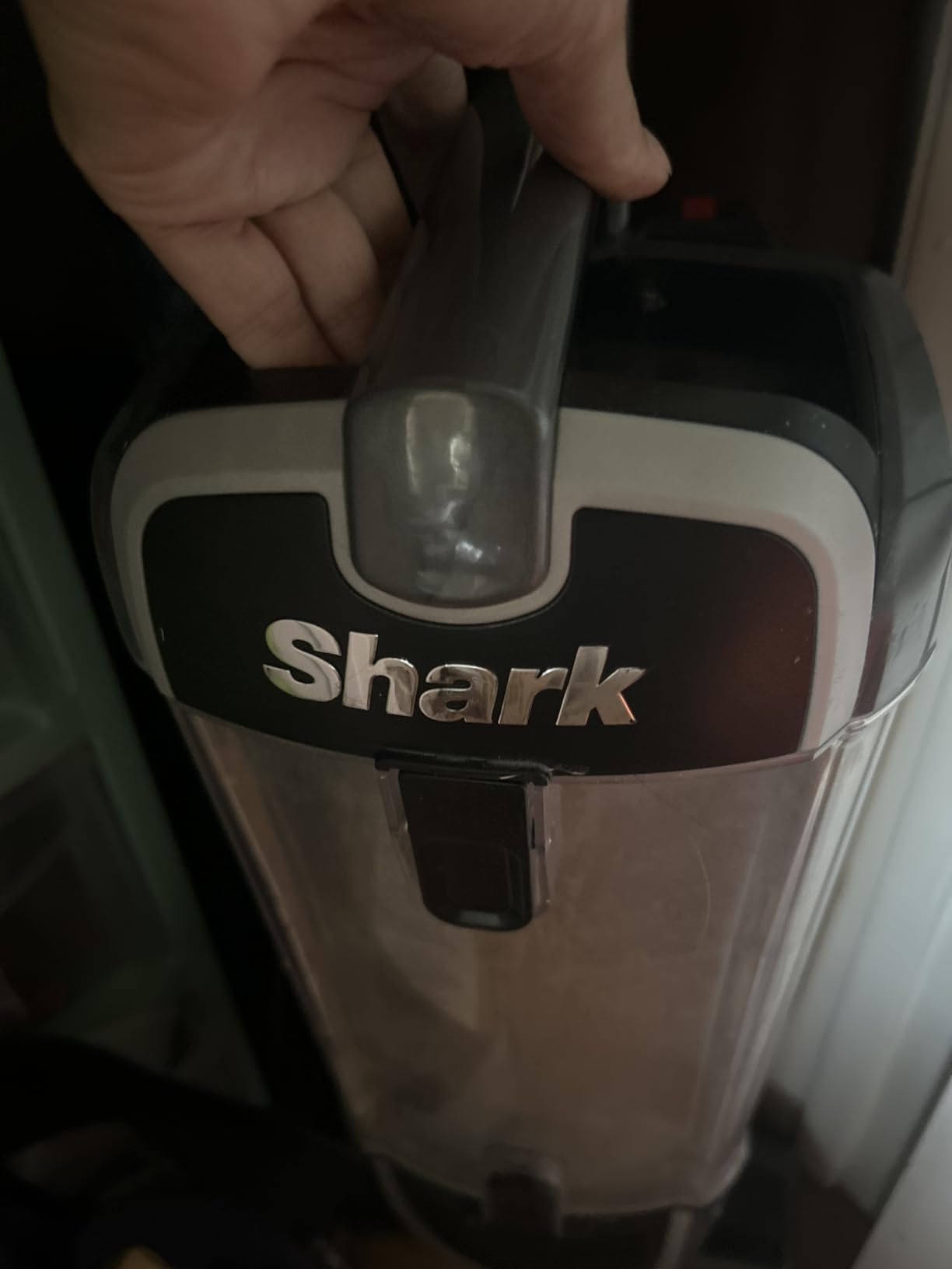 Shark Cyclone PET Handheld Vacuum with HyperVelocity Suction, Powerful Pet Hair Pickup, XL Dust Cup, AA701, Pearl White customer photo 2