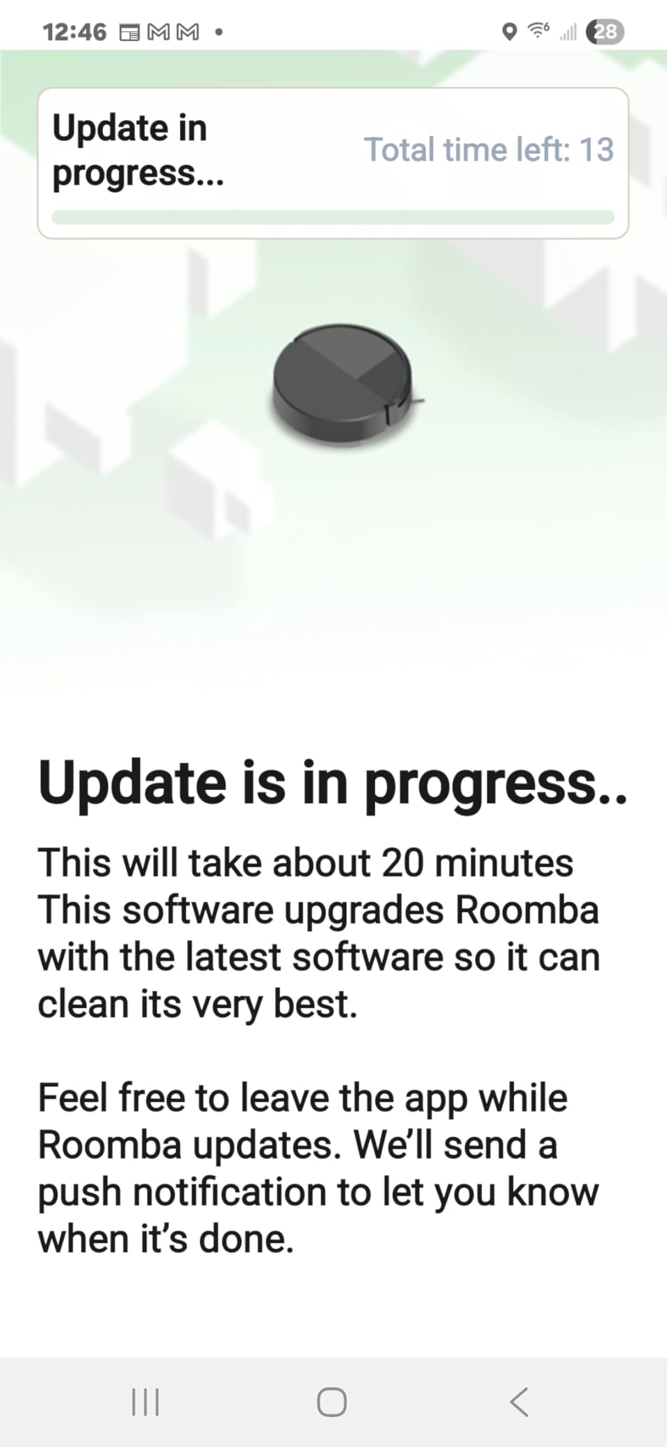 iRobot Roomba 104 Vac Robot Vacuum - Amazon Exclusive, Easy to use, Intense Power-Lifting Suction, LiDAR Navigation, Multi-Surface Cleaning, Cleans in Neat Rows, Self-Charging - Customer Photo 1