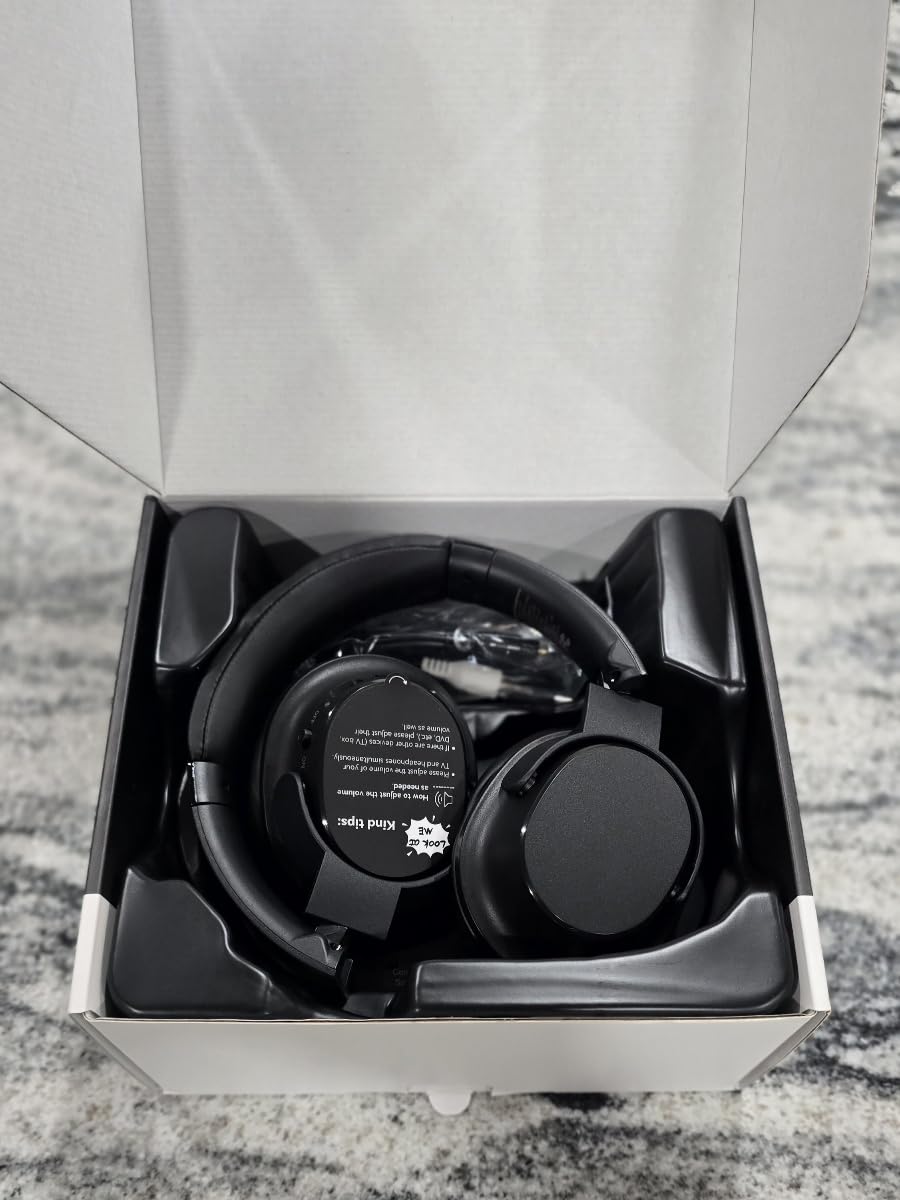 Wireless Headphones for TV, TV Headphones Wireless for Seniors, Versatile Charging Dock with Transmitter, Instant Audio Sync, 65-Hour Battery Life, Ideal Gift for Parents & Seniors - Customer Photo 1