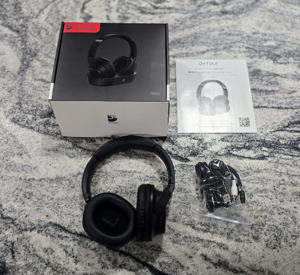 Wireless Headphones for TV, TV Headphones Wireless for Seniors, Versatile Charging Dock with Transmitter, Instant Audio Sync, 65-Hour Battery Life, Ideal Gift for Parents & Seniors Customer Review Wireless Headphones for TV, TV Headphones Wireless for Seniors, Versatile Charging Dock with Transmitter, Instant Audio Sync, 65-Hour Battery Life, Ideal Gift for Parents & Seniors - Customer Photo 2