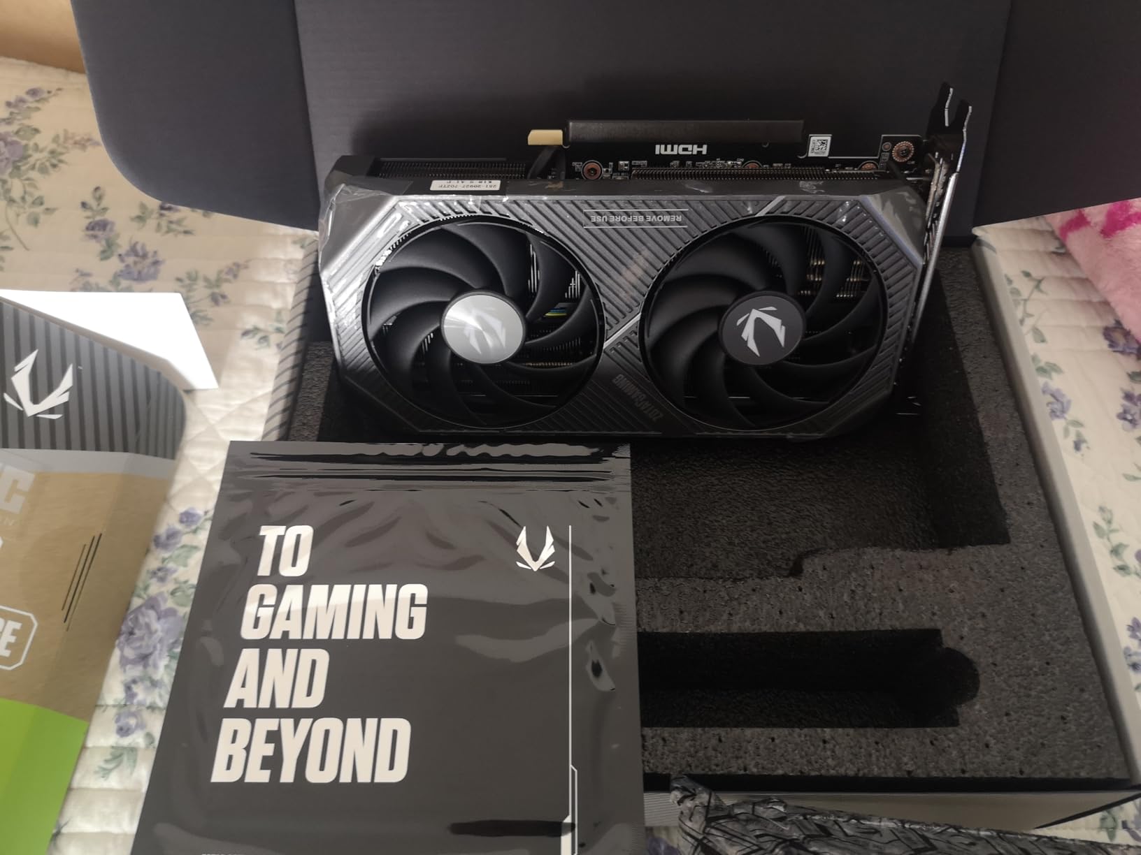 ZOTAC Gaming GeForce RTX 5060 Ti 16GB AMP DLSS 4 16GB GDDR7 128-bit 28 Gbps PCIE 5.0 Gaming Graphics Card, IceStorm 2.0 Cooling, White LED Lighting, ZT-B50620F-10M - Customer Photo 2