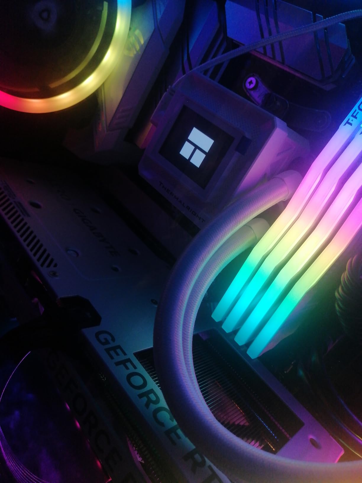 Thermalright FW360 SE ARGB V2 360mm CPU AIO Liquid Cooler for Desktop - TL-M12Q 2000RPM Daisy-Chain Fans, 2 Thermalright FW360 SE ARGB V2 360mm CPU AIO Liquid Cooler for Desktop - TL-M12Q 2000RPM Daisy-Chain Fans, 2