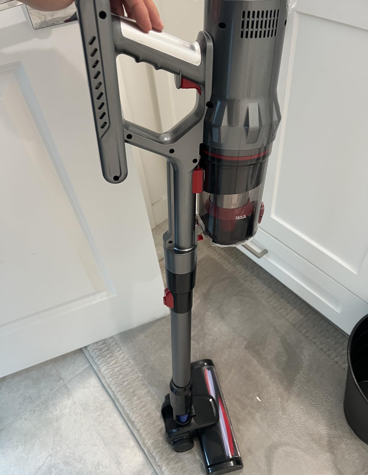Cordless Vacuum Cleaner 250W/25Kpa, Stick Vacuum Cleaners for Home with 40 Mins Max Runtime Rechargeable Powerful Suction Handheld Vacuum for Home, Hard Floor, Carpet, Shutters, Pet Hair, Car - Customer Photo 2