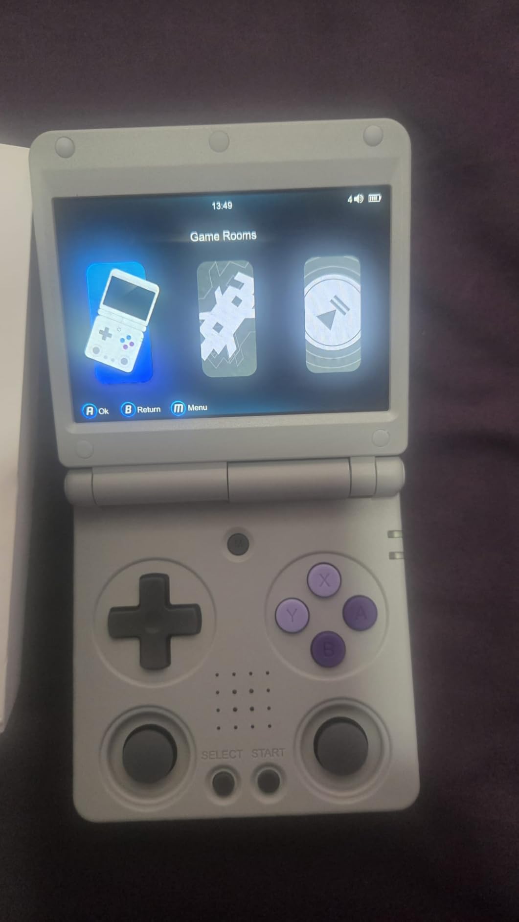 RG34XXSP Foldable Retro Handheld Game Console, 3.4 Inch IPS Screen Linux System Sunken Dual Joystick Built-in 64G TF Card 4353 Games Handheld Emulator Support 5G WiFi Bluetooth TV Output(Black) - Customer Photo 2