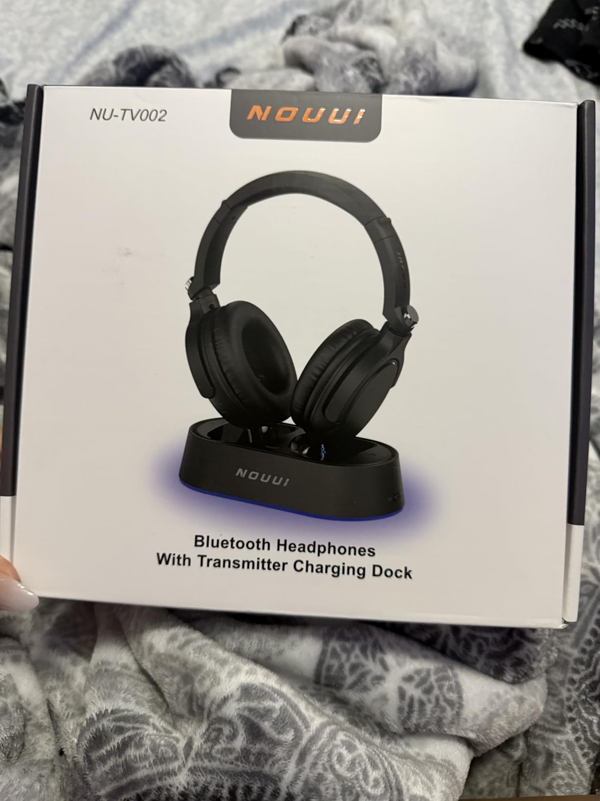 Wireless Headphones for TV Watching, TV Headphones Wireless for Seniors with Transmitter Charging Base, Over ear Bluetooth Headset No Audio Delay, HIFI Stereo, 65H Playtime, Gifts for Parents/Elderly Customer Review Wireless Headphones for TV Watching, TV Headphones Wireless for Seniors with Transmitter Charging Base, Over ear Bluetooth Headset No Audio Delay, HIFI Stereo, 65H Playtime, Gifts for Parents/Elderly - Customer Photo 3