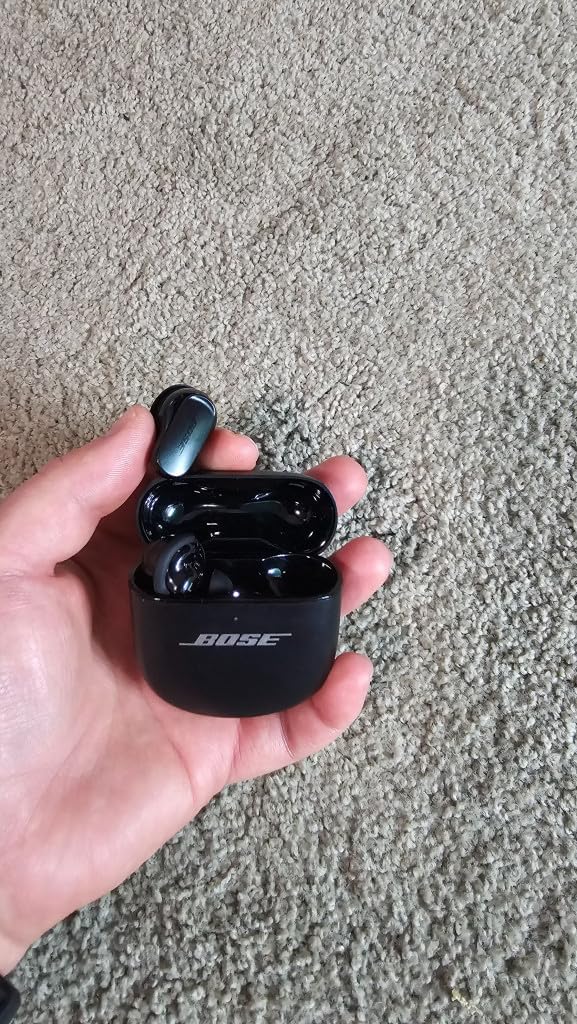 Bose QuietComfort Ultra Earbuds (2nd Gen) - Wireless Noise Cancelling Earbuds with Mic, Immersive Audio, USB-C Charging, Up to 6 Hours Battery, IPX4 Rating, Black customer photo 1