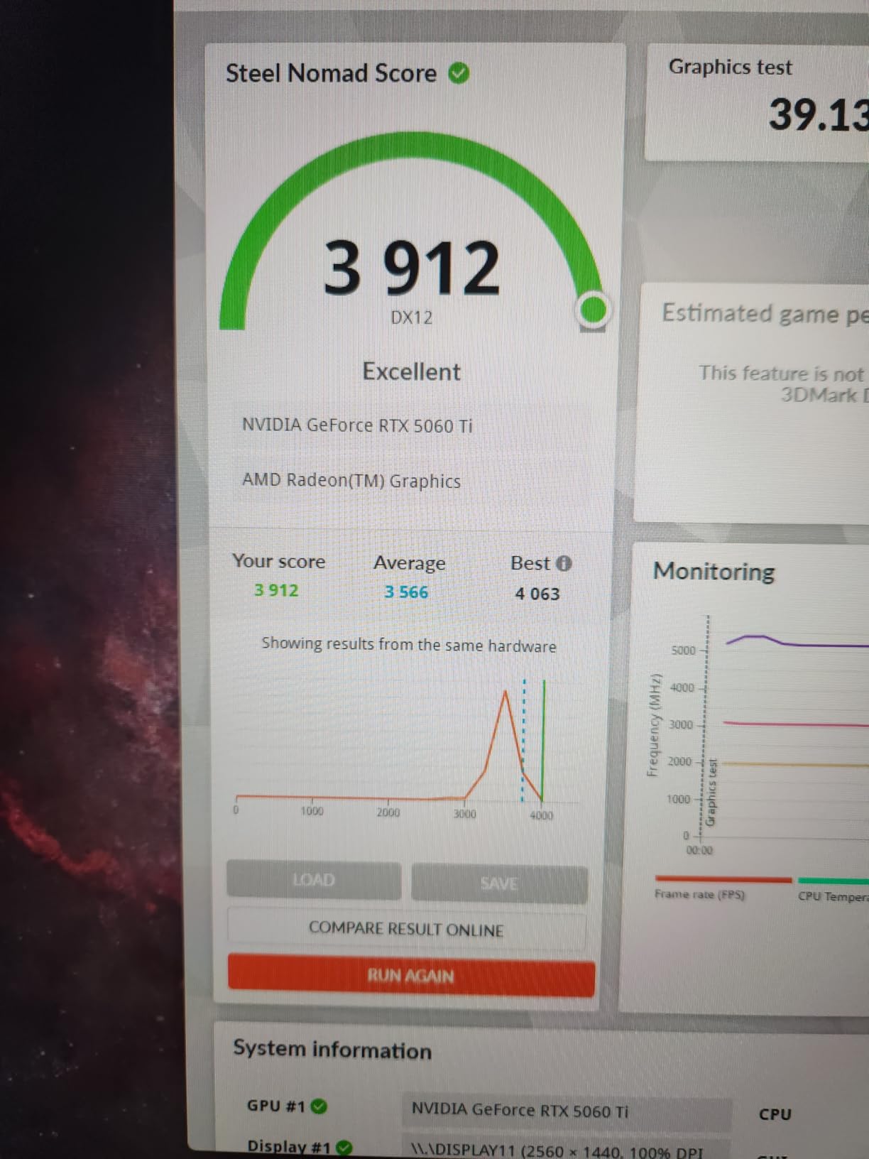 ASUS Dual GeForce RTX™ 5060 Ti 16GB GDDR7 OC Edition (PCIe 5.0, 16GB GDDR7, DLSS 4, HDMI 2.1b, DisplayPort 2.1b, 2.5-Slot Design, Axial-tech Fan Design, 0dB Technology, and More) - Customer Photo 4