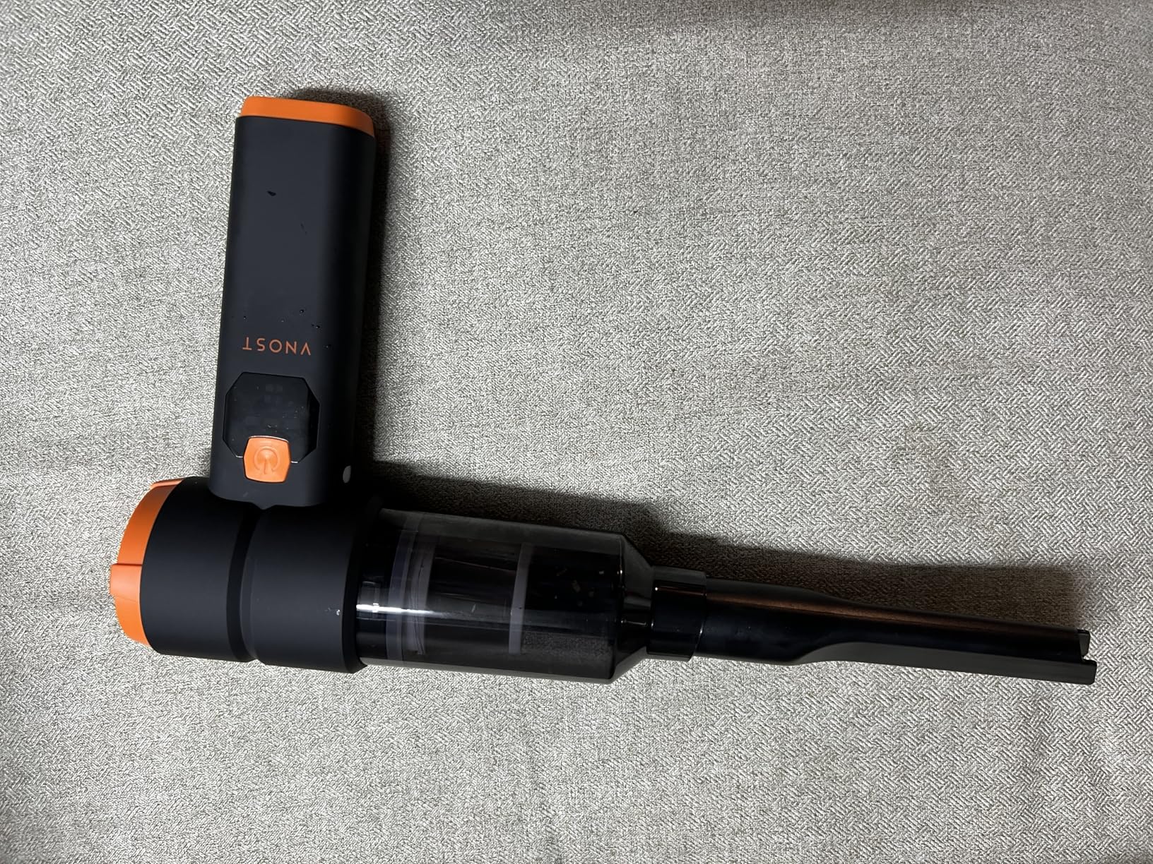 Car Vacuum Portable Cordless, Handheld Vacuum Cordless with 30000PA Suction, 130000RPM, 6800mAh Battery, 10 Nozzles, Rubber Paint Material for Car, Home, Pet Cleaning（Charcoal Black） - Customer Photo 2