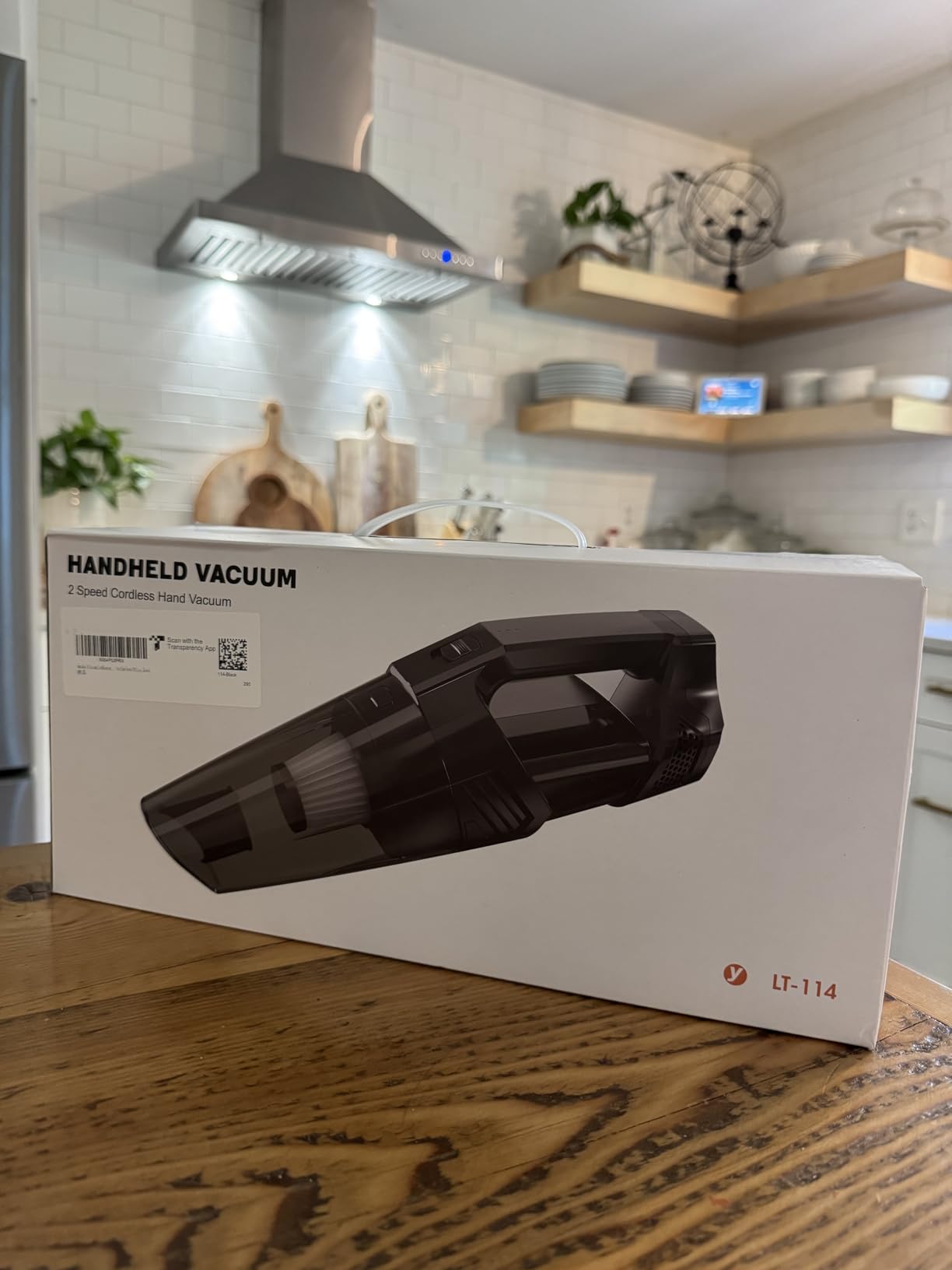 Cordless Car Vacuum Lightweight High Power Handheld Vacuum Cleaner with LED Light, Hand Vacuum for Car Home Office and Pet Hair, BlackBlue - Customer Photo 2