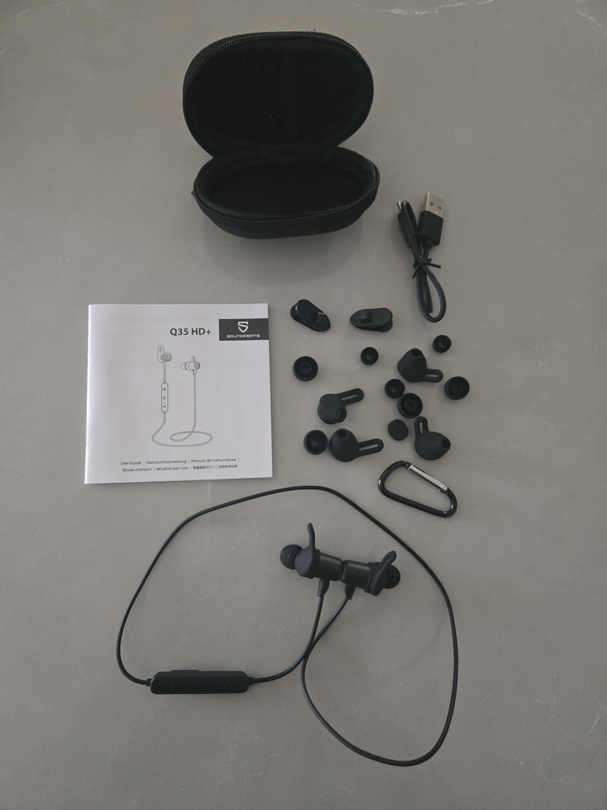 SoundPEATS Q40 HD Bluetooth 5.4 Headphones, LDAC Hi-Res Audio, 11mm Dual-Magnet Driver, IP67 Waterproof, Fast Charge, 20H Playtime, Dual Connection, Dynamic EQ, App Customization, Find Earbuds - Customer Photo 2