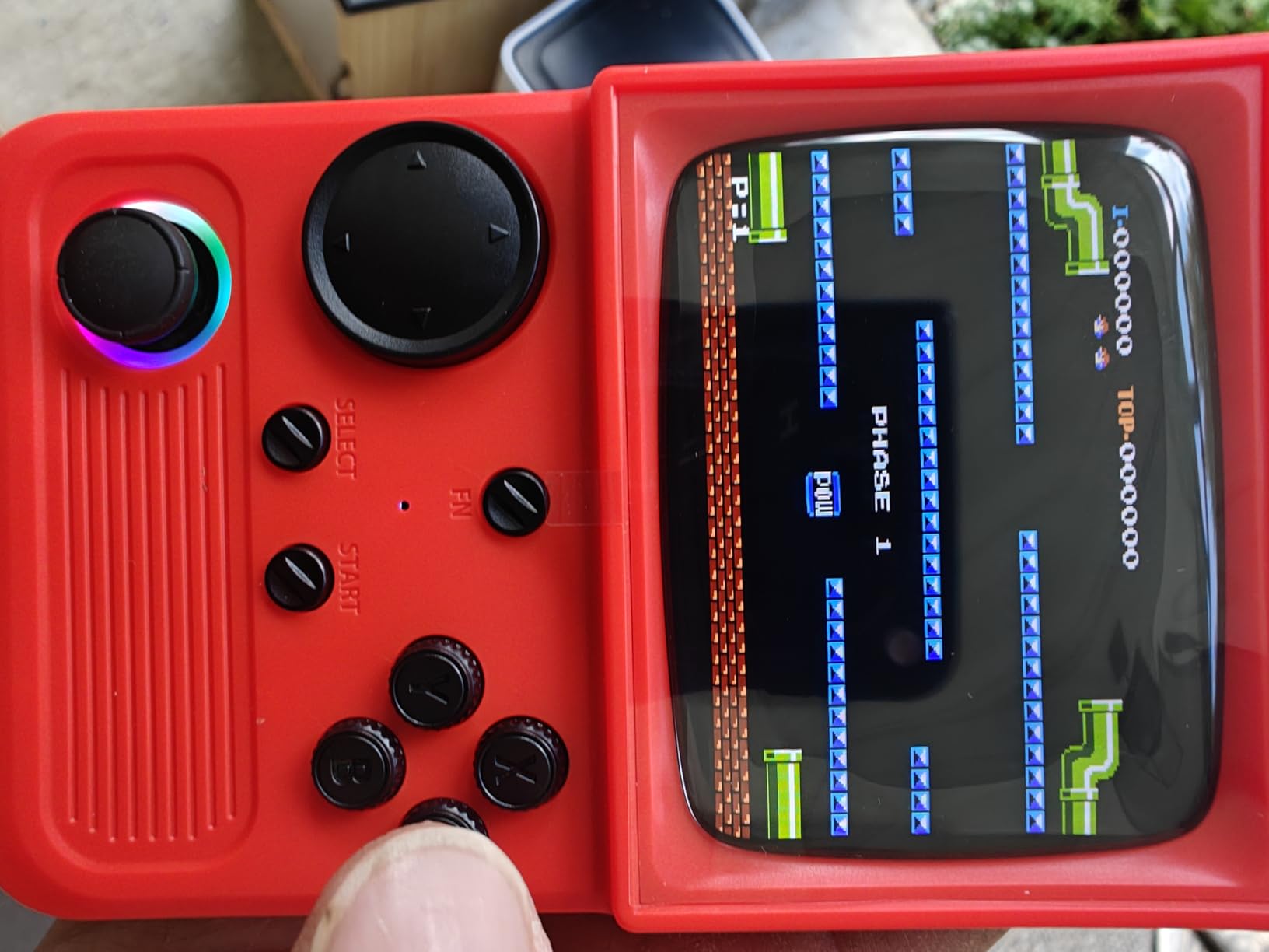 R36T Retro Gaming Console, 3.5'' IPS Screen CRT-Inspired, Handheld Game Console with 18000+ Classic Games Supports WiFi Networked Fighting and OTG, 3500mAh Battery, with Portable Case(Grey 64GB) - Customer Photo 2