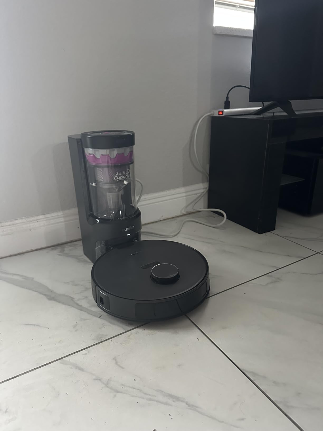 Eureka E20 Evo Plus Robot Vacuum and Mop Combo, 10,000Pa Suction Robot Vacuum Cleaner Bagless Self-Emptying Station, 45-Day Capacity Anti-Hair-Tangling Side Brush Mop Lifting App Control LiDAR Nav - Customer Photo 1