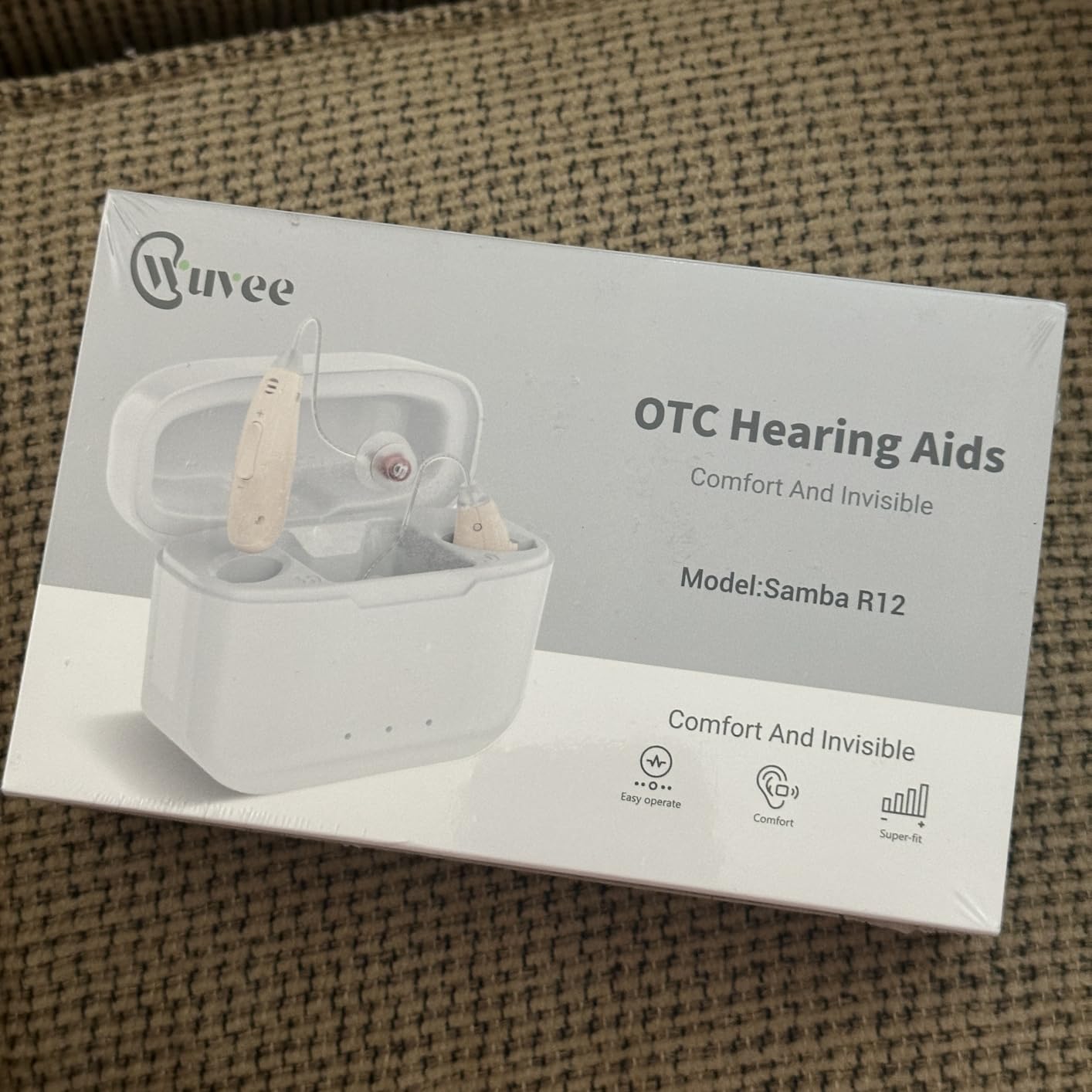 OTC Hearing Aids for Seniors, Rechargeable Hearing Amplifiers Devices with Noise Cancelling, Superior Sound Quality for Women Men Hearing Loss, Auto On/Off, 2025 Version Behind the Ear - Customer Photo 2