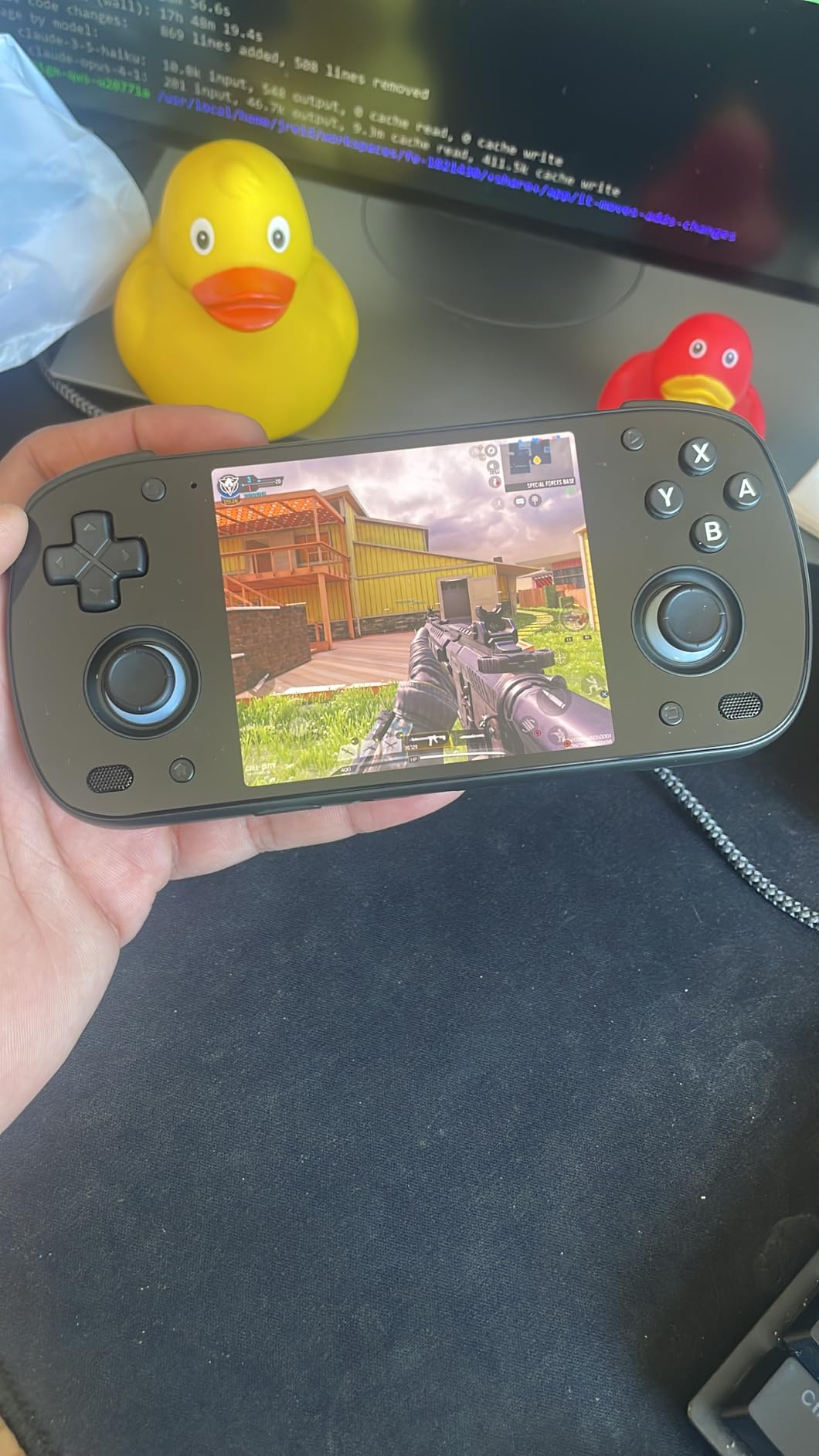 Retroid Pocket Mini V2 Handheld, 3.92-inch OLED Screen 1240x1080, 60fps Portable Android Gaming Handheld with WiFi 6/BT5.1, Snapdragon 865 Processor, Android 13, 6+128GB Retro Gaming Handheld - Customer Photo 1