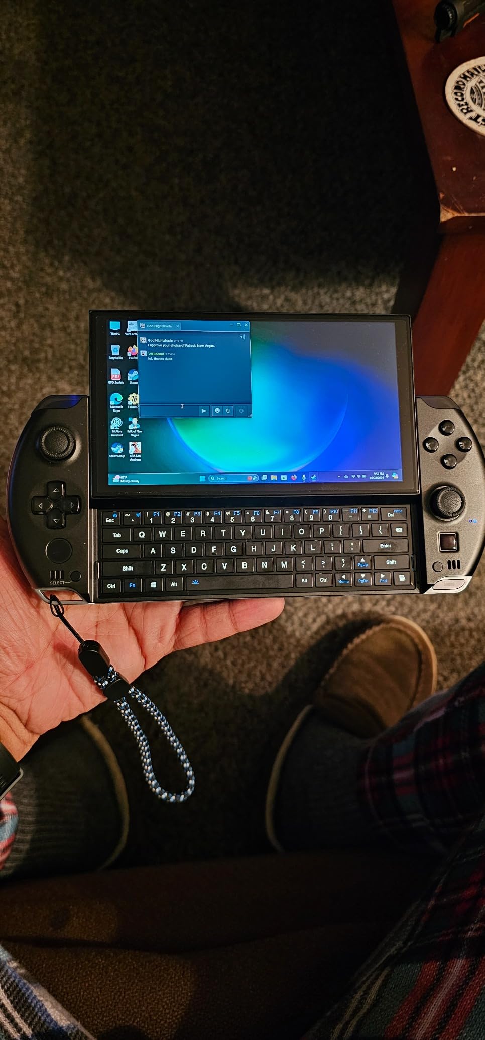 GPD Win 4 2025 Handheld Gaming PC with AMD Ryzen 7 8840U, 8C/16T, 5.1GHz, Radeon 780M, 32GB LPDDR5X RAM, 2TB SSD, 6