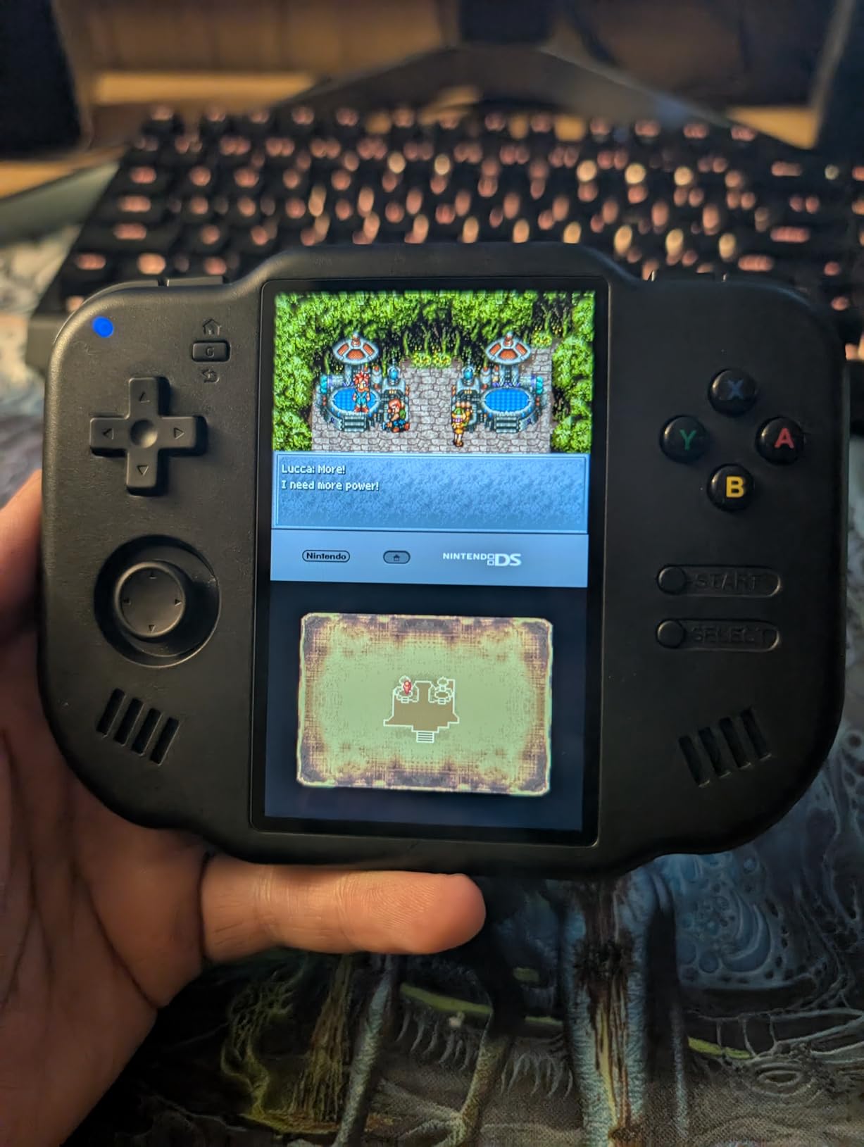 MagicX Zero 40 Handheld Game Console, 4.0 Inch IPS Screen Retro Video Games Consoles with 4300mAh Long Battery Life & 64GB TF Card Preloaded Games, WiFi Wireless Connection Classic System (Black) - Customer Photo 3