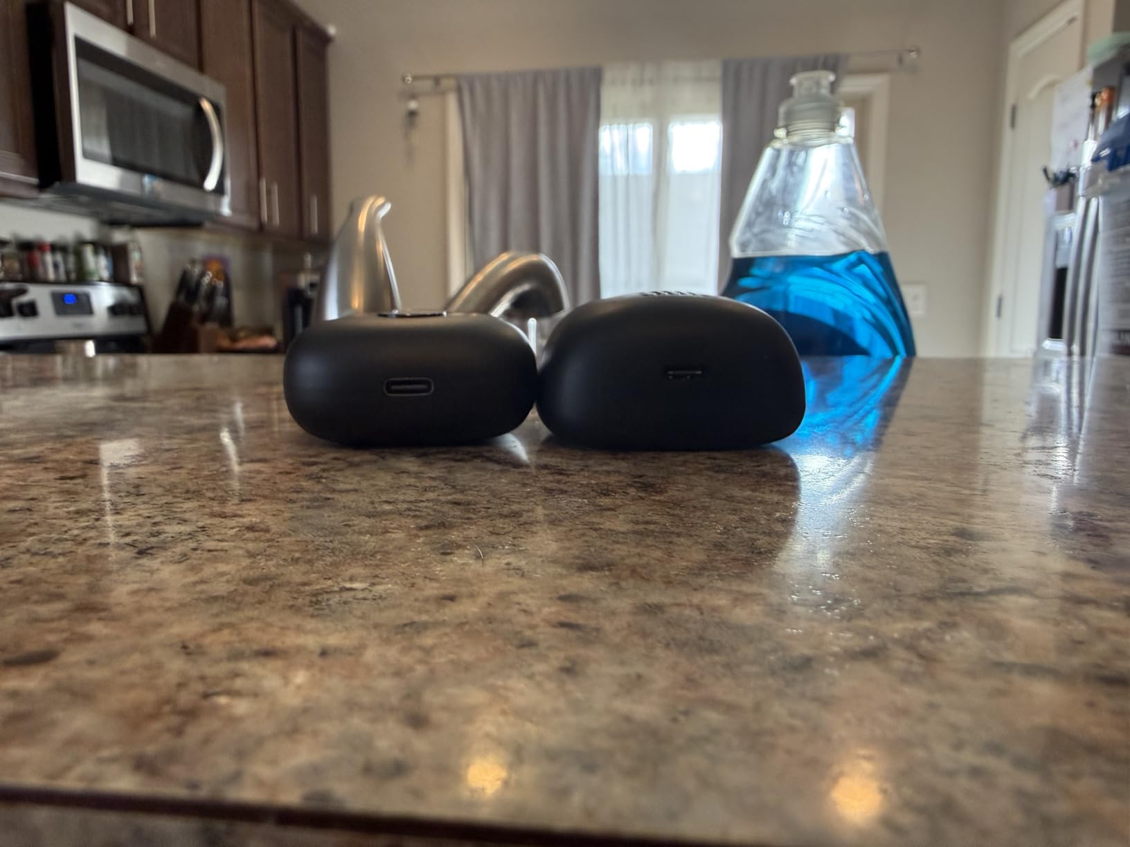 Wireless Earbuds, Bluetooth Headphones with Deep Bass Stereo, 48H Playback Ear Buds with LED Power Display, Lightweight, IPX7, in-Ear Earphones with Mic for iPhone/Android/iPad, Black Customer Review Wireless Earbuds, Bluetooth Headphones with Deep Bass Stereo, 48H Playback Ear Buds with LED Power Display, Lightweight, IPX7, in-Ear Earphones with Mic for iPhone/Android/iPad, Black - Customer Photo 2