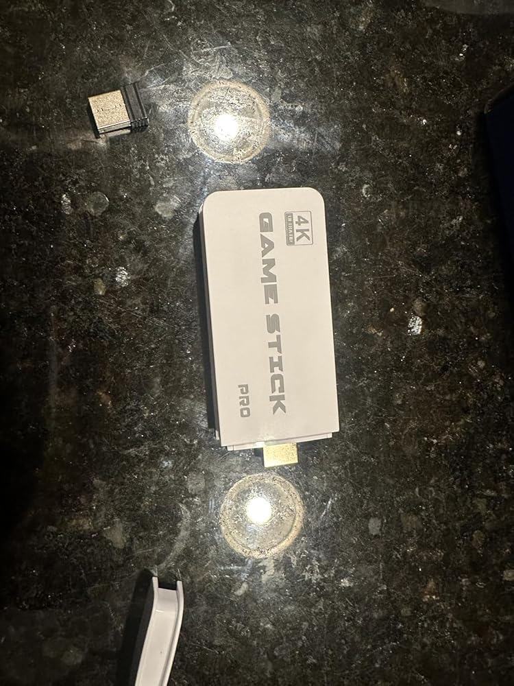 Huqjot 2025 Upgraded Retro Gaming Console Stick Pro, Video Games Console with 4K HDMI, Built-in 23 Classic Game Emulators, 20000+ Games - Video Game with Upgrade Dual 2.4G Wireless Controllers - Customer Photo 4