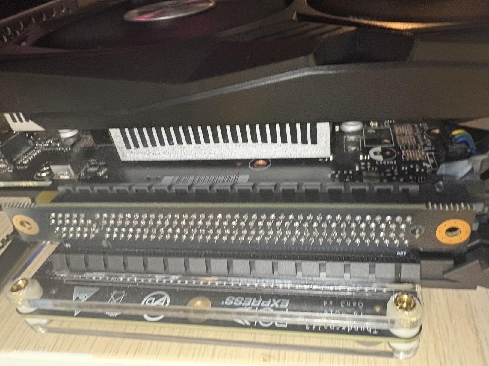 PCIE 3.0 x16 22Gbps eGPU DOCK, Thunderbolt 4 cable, compatible with external GPU Intel AMD Graphics Card for Windows Laptop Console featuring Thunderbolt 3/4 USB 4, Powered by PD/8Pin CPU/Molex/DC5521 - Customer Photo 4