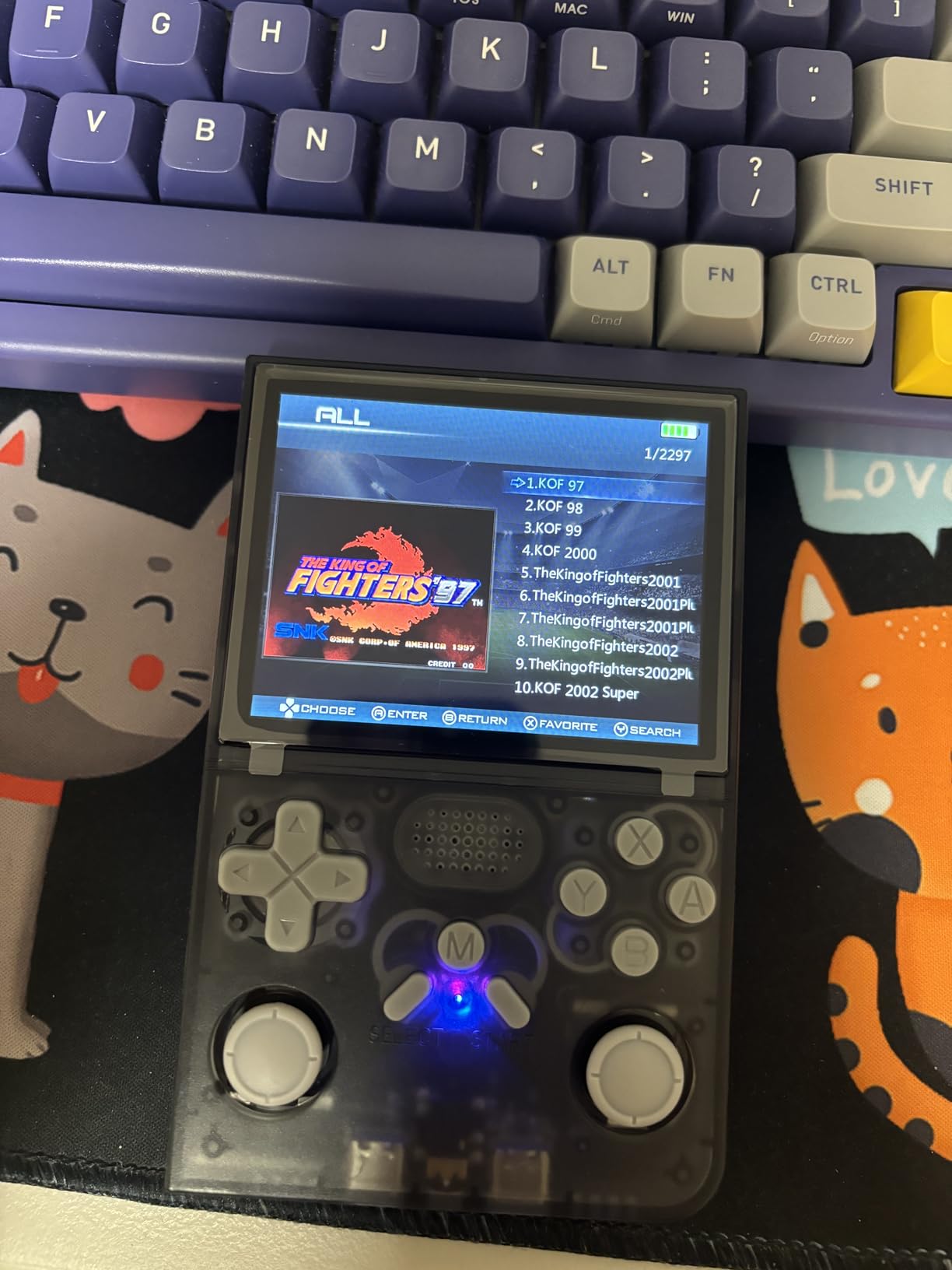 R40 Handheld Game Console – Retro Gaming Console with Built-in 128G TF Card, 20000+ Games | Portable Retro Game Console, Handheld Emulator for Mini/Pocket/Portable Gaming, Handheld Video Games - Customer Photo 1