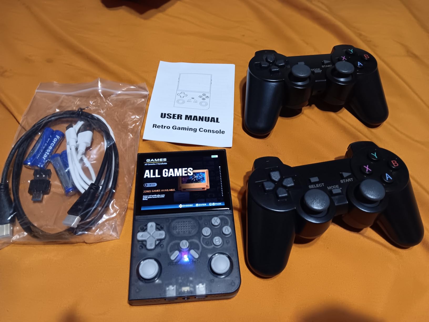 R40 Handheld Game Console – Retro Gaming Console with Built-in 128G TF Card, 20000+ Games | Portable Retro Game Console, Handheld Emulator for Mini/Pocket/Portable Gaming, Handheld Video Games Customer Review R40 Handheld Game Console – Retro Gaming Console with Built-in 128G TF Card, 20000+ Games | Portable Retro Game Console, Handheld Emulator for Mini/Pocket/Portable Gaming, Handheld Video Games - Customer Photo 2