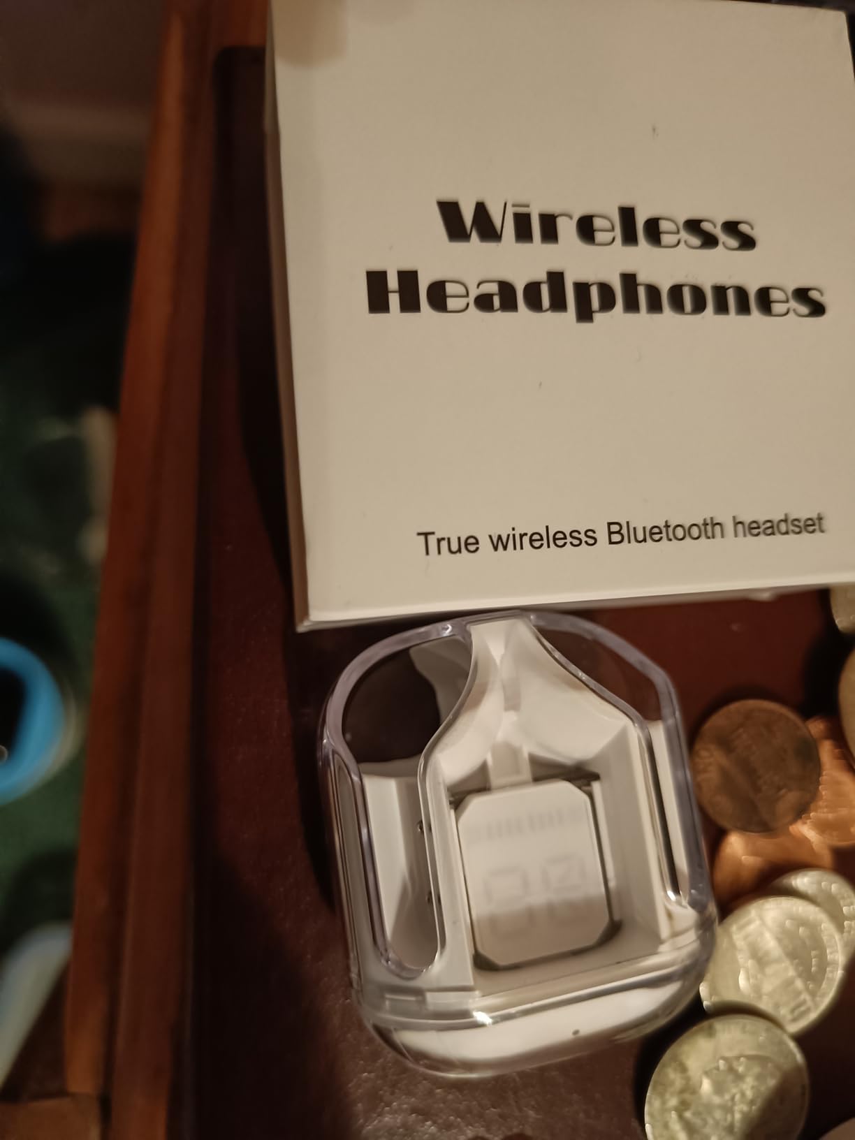 Wireless Earbuds, Bluetooth 5.4 in Ear Headphones with Noise Cancelling Mic, 48H Playtime HiFi Stereo Bluetooth Earphones, IPX8 Waterproof Touch Control True Wireless Headphones for iPhone/Android/iOS - Customer Photo 2