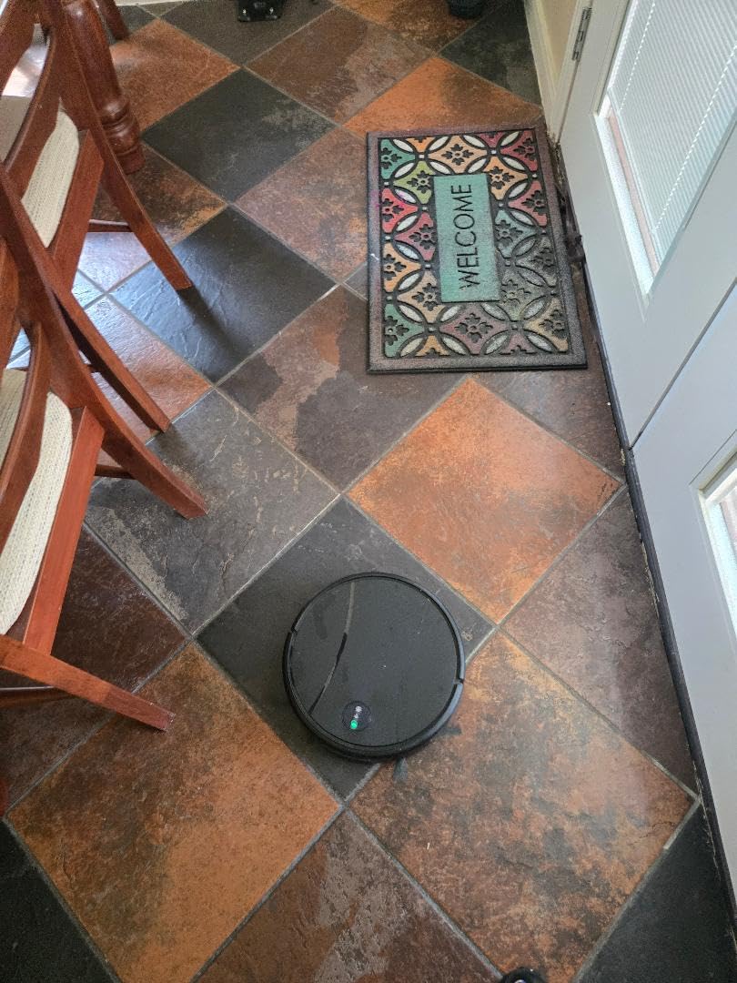 Robot Vacuum and Mop Combo,4200Pa Powerful Robotic Vacuum Cleaner with Self-Charging, Home Automatic Robot Aspiradora for Hard Floor, Low Carpet, Pet Hair, App&Voice&Remote Smart Control Customer Review Robot Vacuum and Mop Combo,4200Pa Powerful Robotic Vacuum Cleaner with Self-Charging, Home Automatic Robot Aspiradora for Hard Floor, Low Carpet, Pet Hair, App&Voice&Remote Smart Control - Customer Photo 2