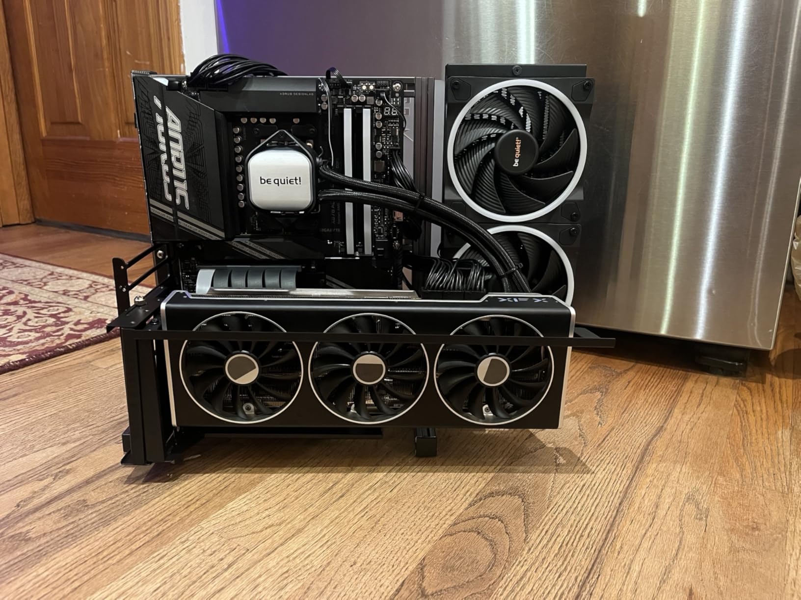 be quiet! Pure Loop 3 240mm All-in-One Water Cooling for Slightly Overclocked AMD/Intel Systems, 2X Pure Wings 3 120mm PWM High-Speed Fans, High Static Pressure, Whisper-Quiet PWM Pump - Customer Photo 2