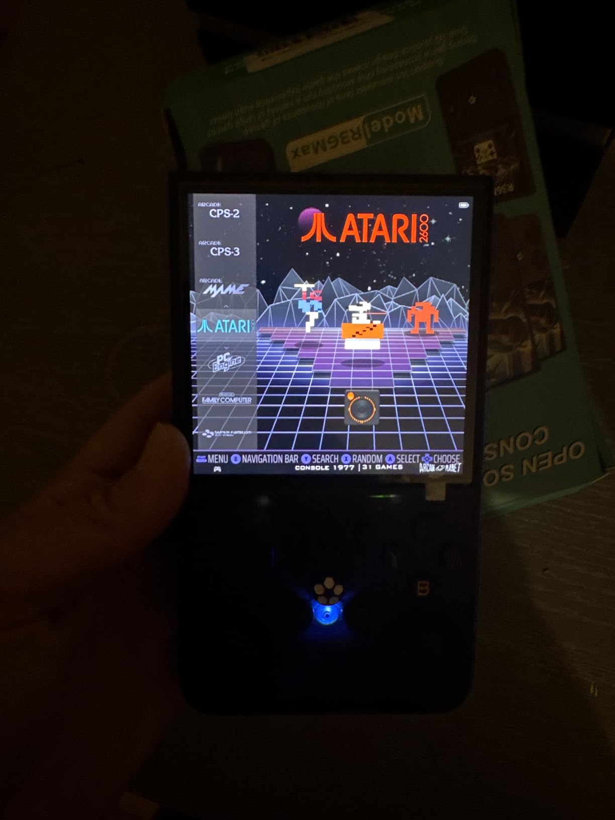 R36MAX Retro Handheld Game Console, 4.0 Inch IPS HD Screen Retro Gaming Console, Linux System, 20＋Mainstream Emulator Games Retro Game Console, 4000mAh Battery, Built-in 64G TF Card, Black - Customer Photo 4