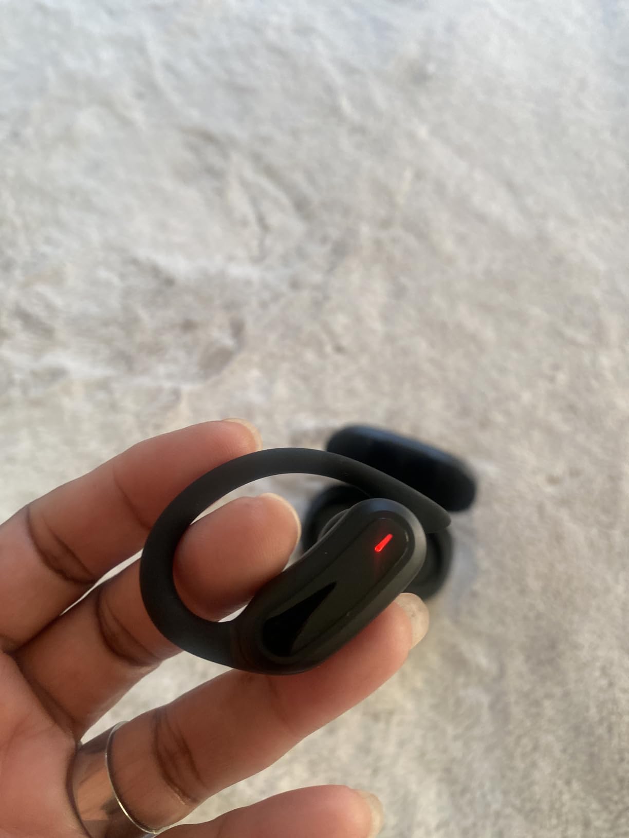 Wireless Earbuds, Bluetooth 5.3 Headphones, True Wireless Stereo Earphones with IPX6 Waterproof, Noise Cancelling Mic, Fast Charging and Comfort Fit Ear Buds for Sports, Workouts - Black - Customer Photo 1
