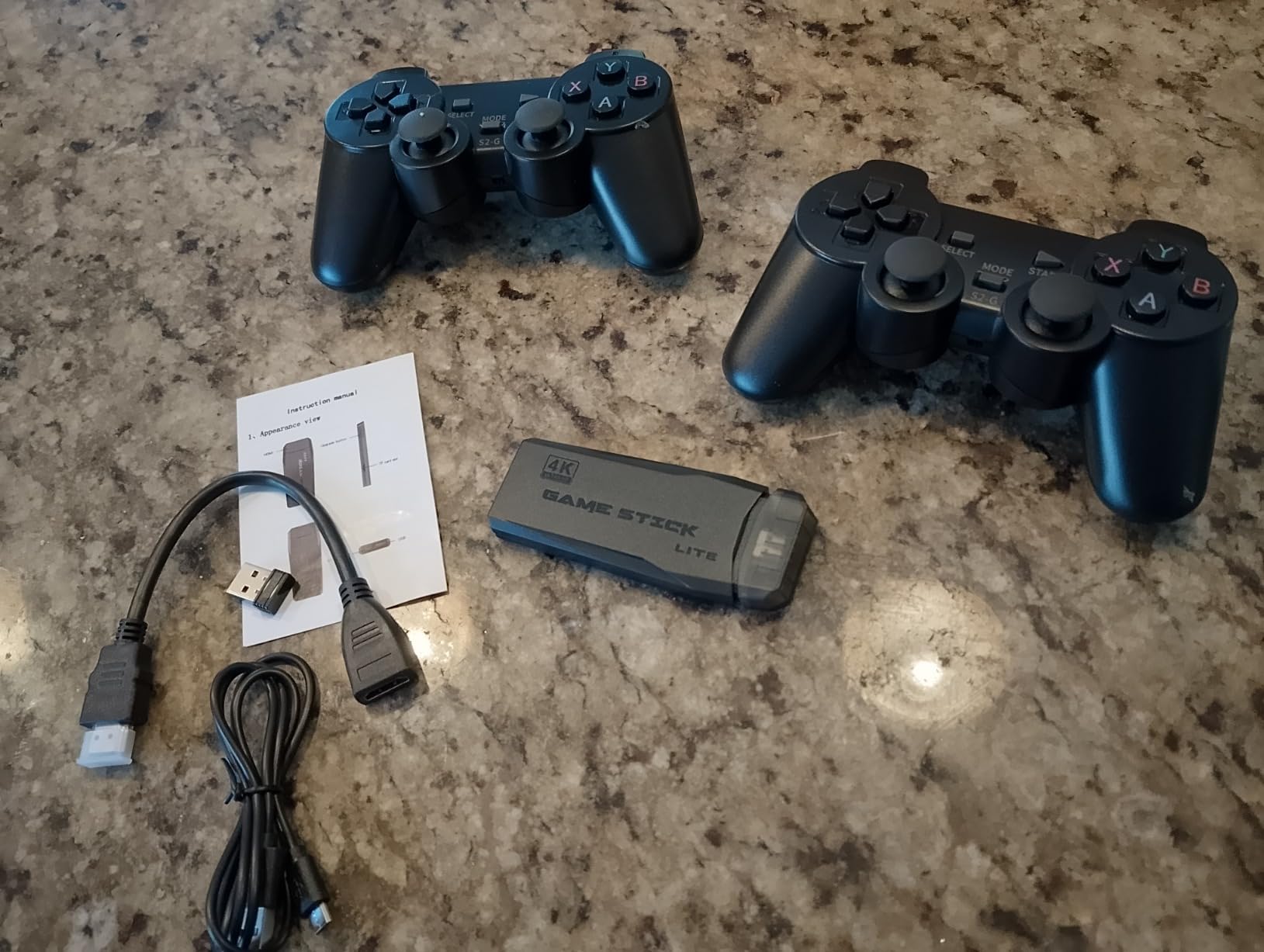 New Retro Gaming Console & Game Stick Pro - 40,000+ Classic Video Games, 23 Emulators, Dual Wireless Controllers, 4K HDMI Output, Plug & Play, Compatible with TV, PC, Projector, 64GB - Customer Photo 2