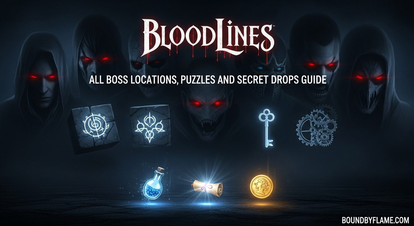 Bloodlines All Boss Locations, Puzzles, and Secret Drops Guide