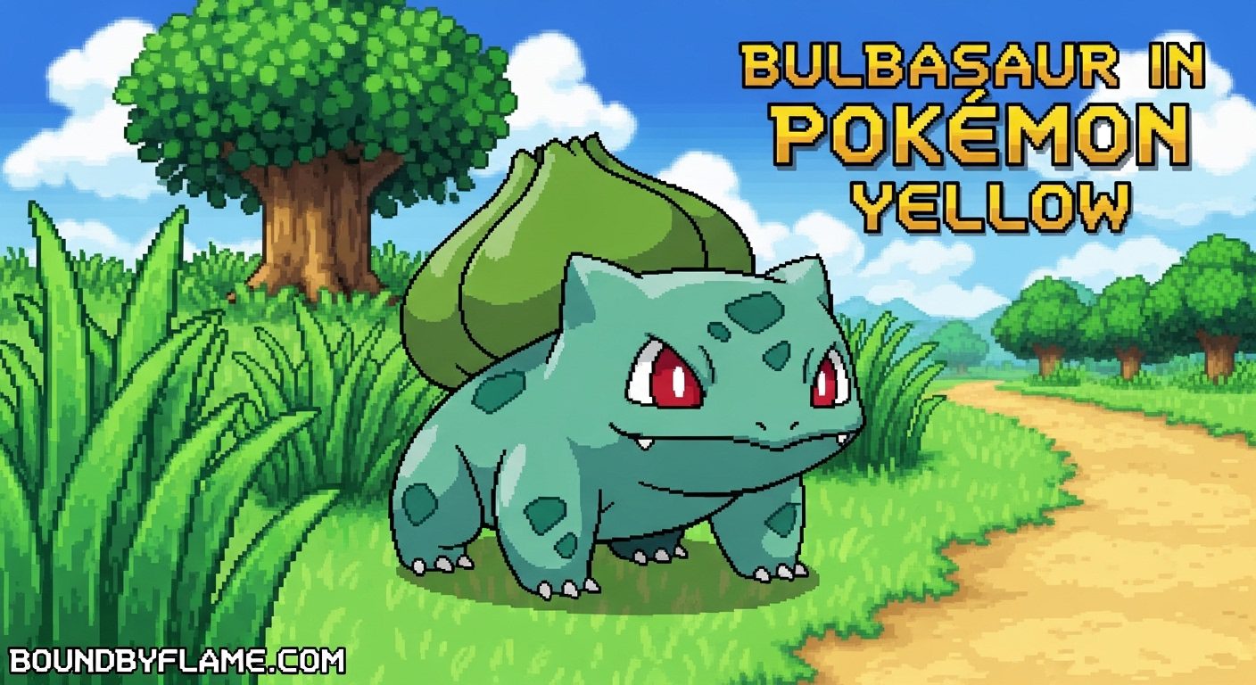Bulbasaur in Pokemon Yellow
