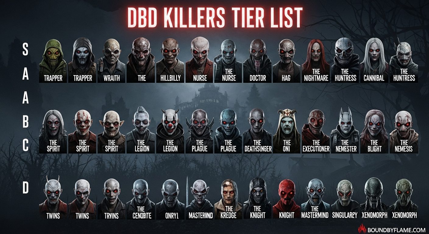 DBD Killers Tier List