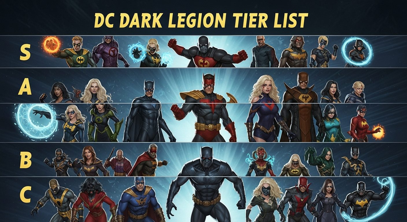 DC Dark Legion Tier List