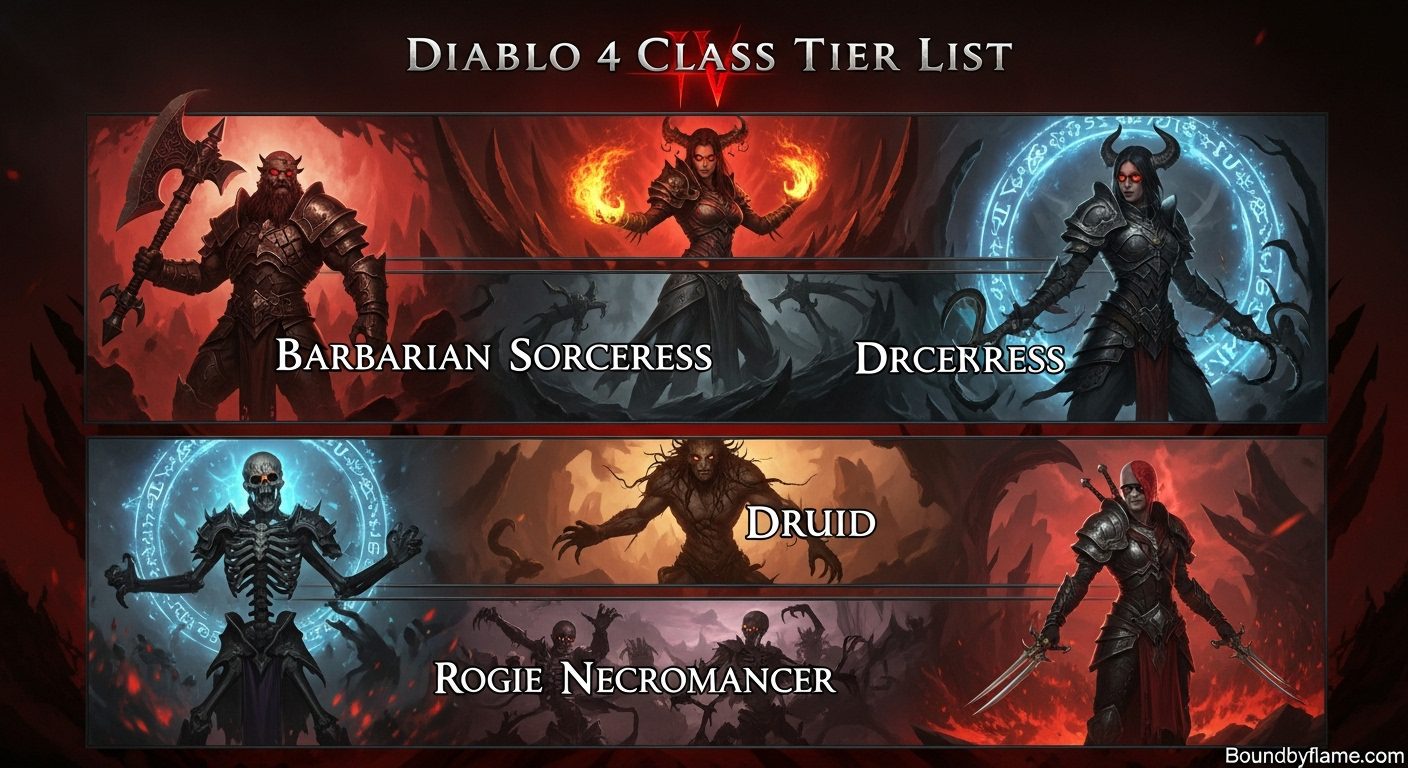 Diablo 4 Class Tier List