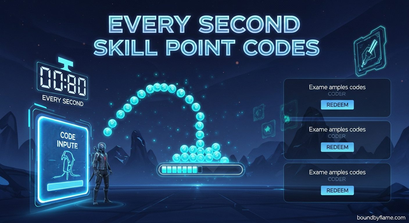 Every Second Skill Point Codes