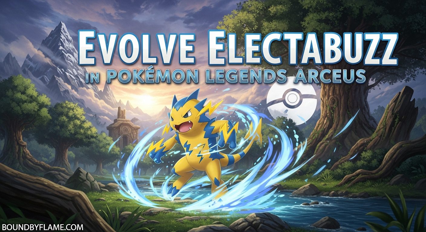 Evolve Electabuzz in Pokemon Legends Arceus