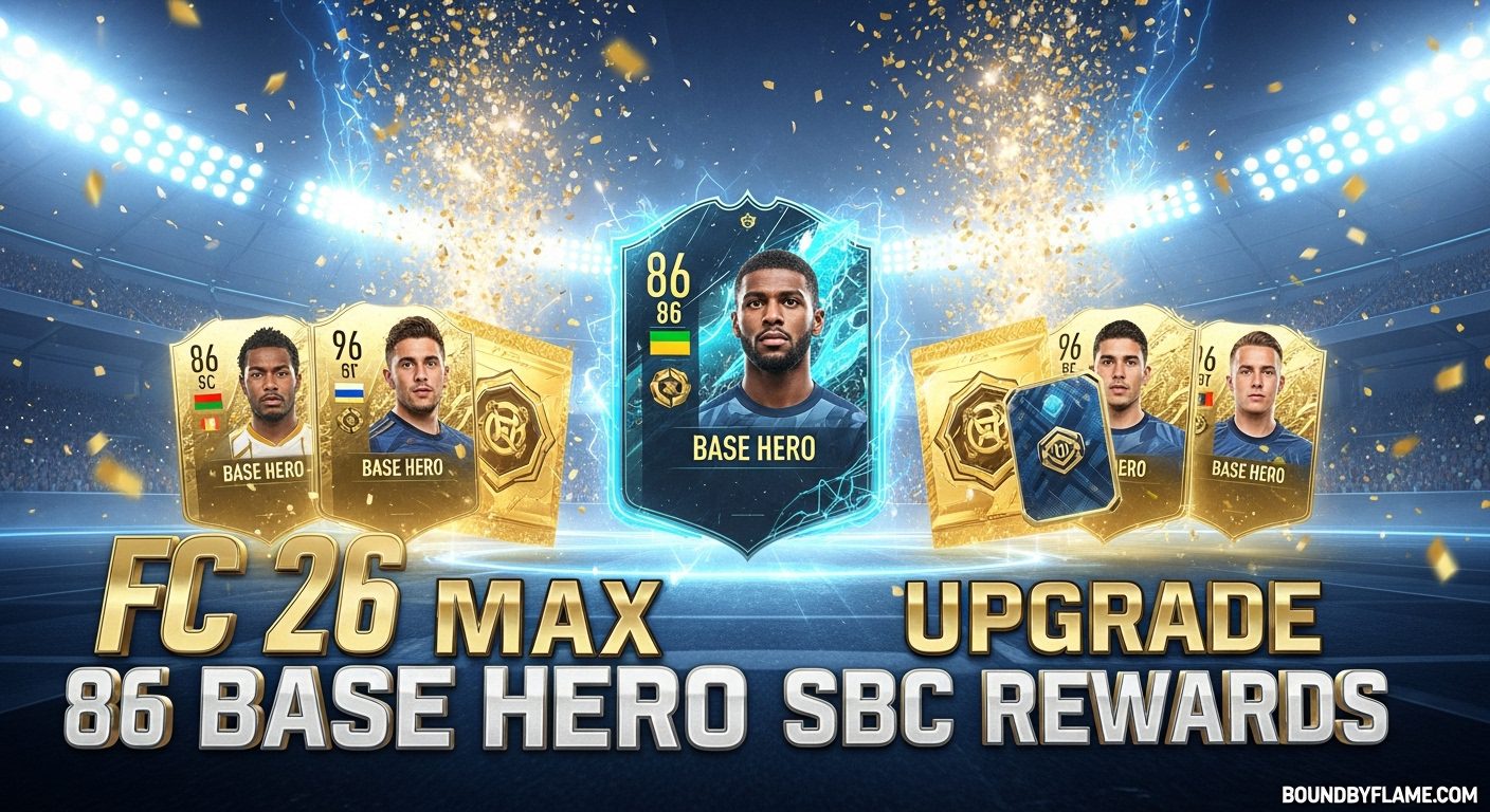 FC 26 Max 86 Base Hero Upgrade SBC Rewards