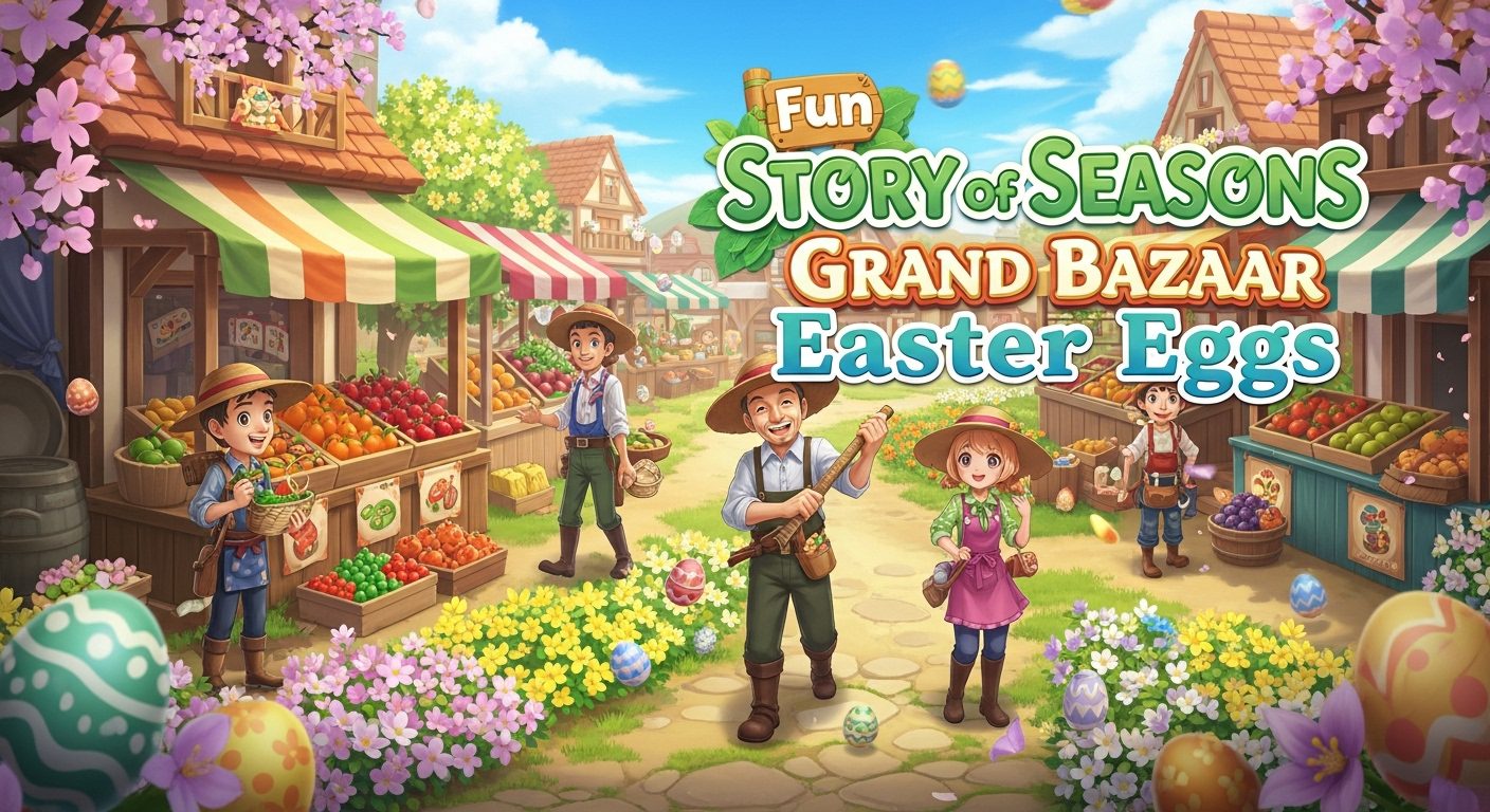 Fun Story of Seasons Grand Bazaar Easter Eggs
