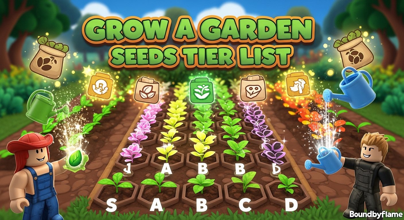 Grow a Garden Seeds Tier List