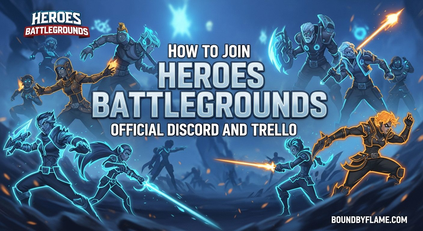 How To Join Heroes Battlegrounds Official Discord and Trello