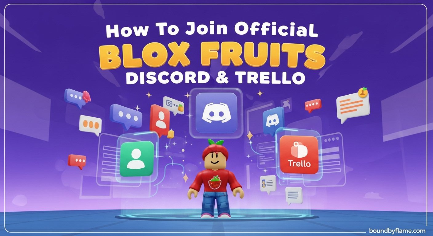 How To Join Official Blox Fruits Discord & Trello