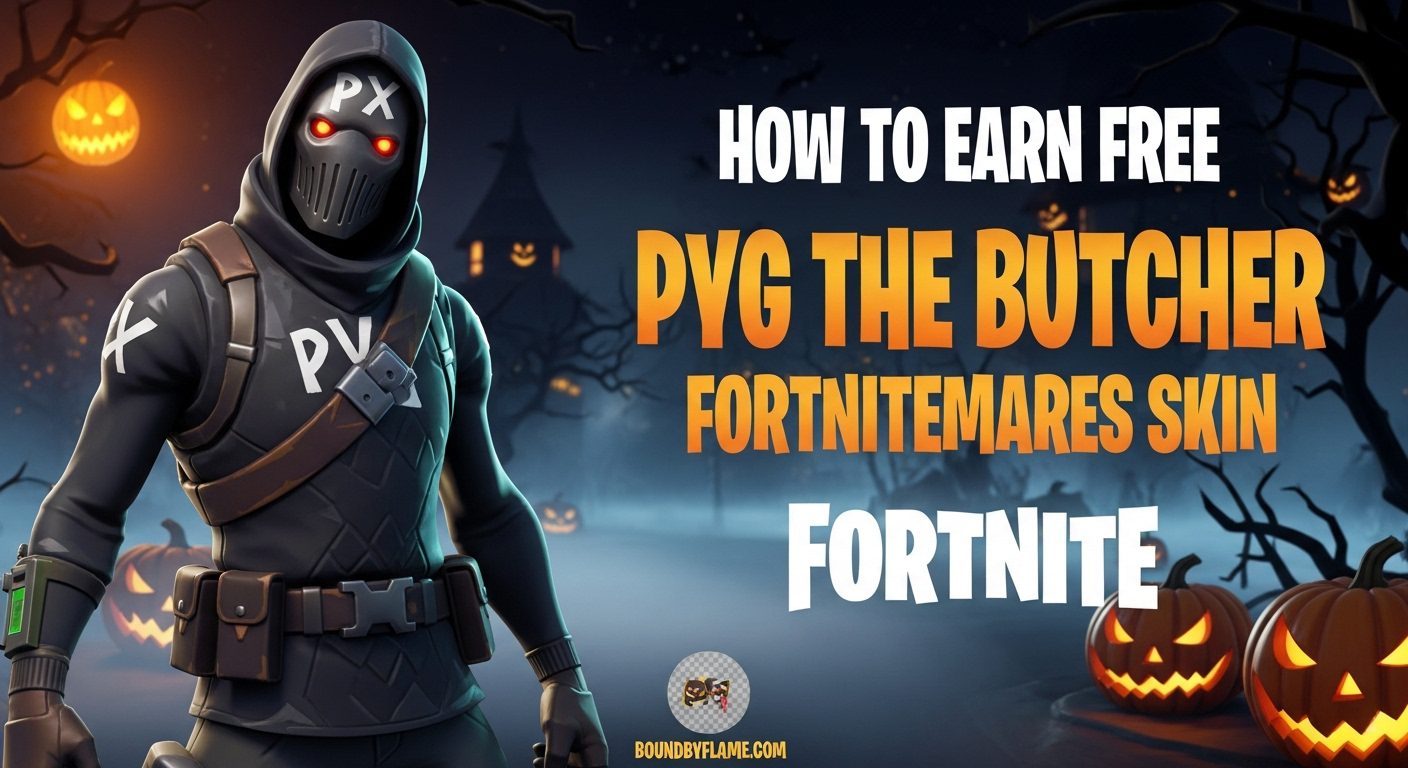 How to Earn Free Pyg The Butcher Fortnitemares Skin