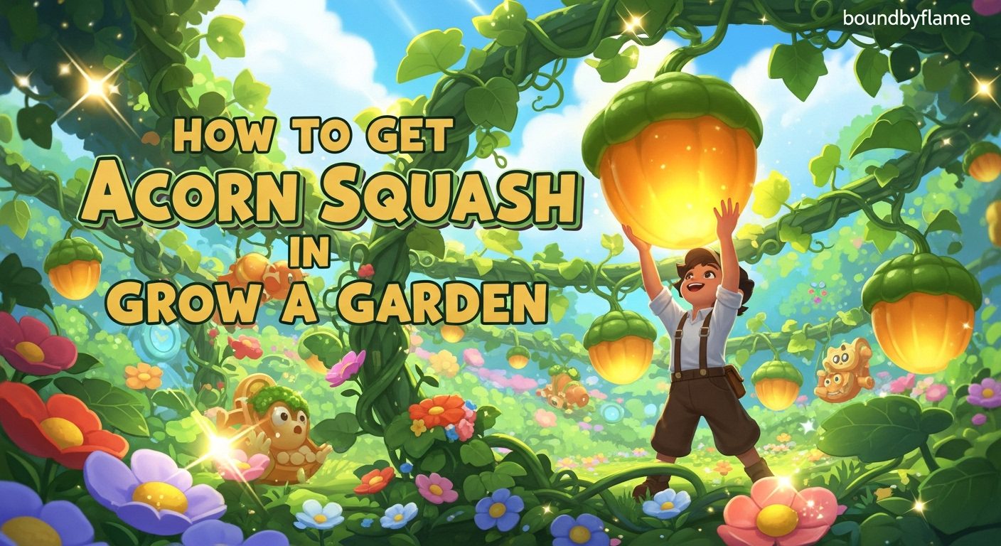 How to Get Acorn Squash in Grow a Garden