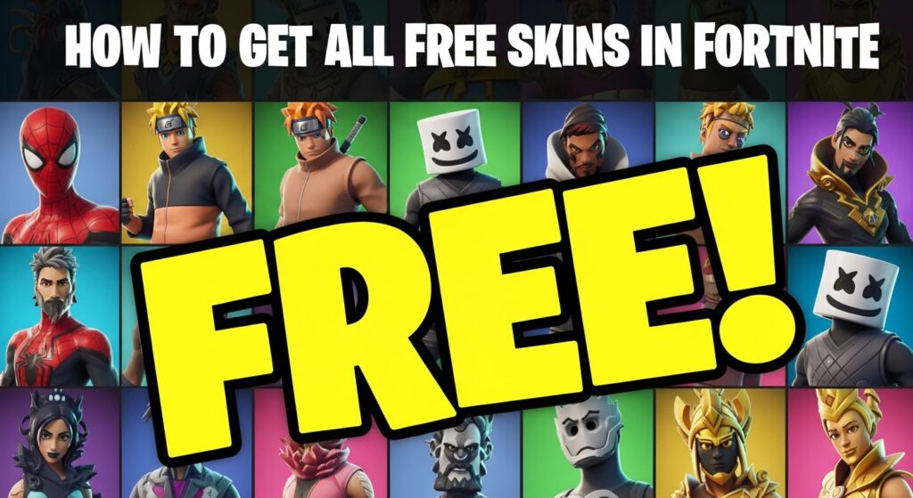 How to get free skins in fortnite