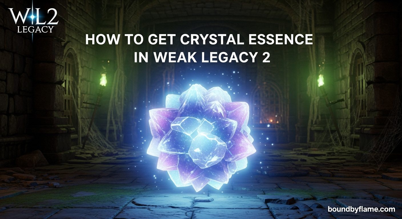 How to Get Crystal Essence in Weak Legacy 2