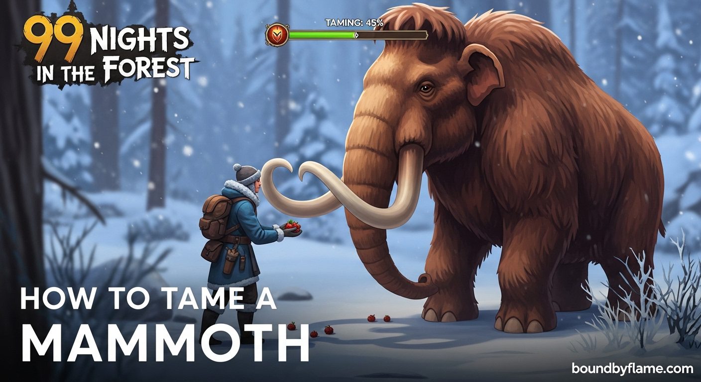 How to Tame a Mammoth in 99 Nights in the Forest
